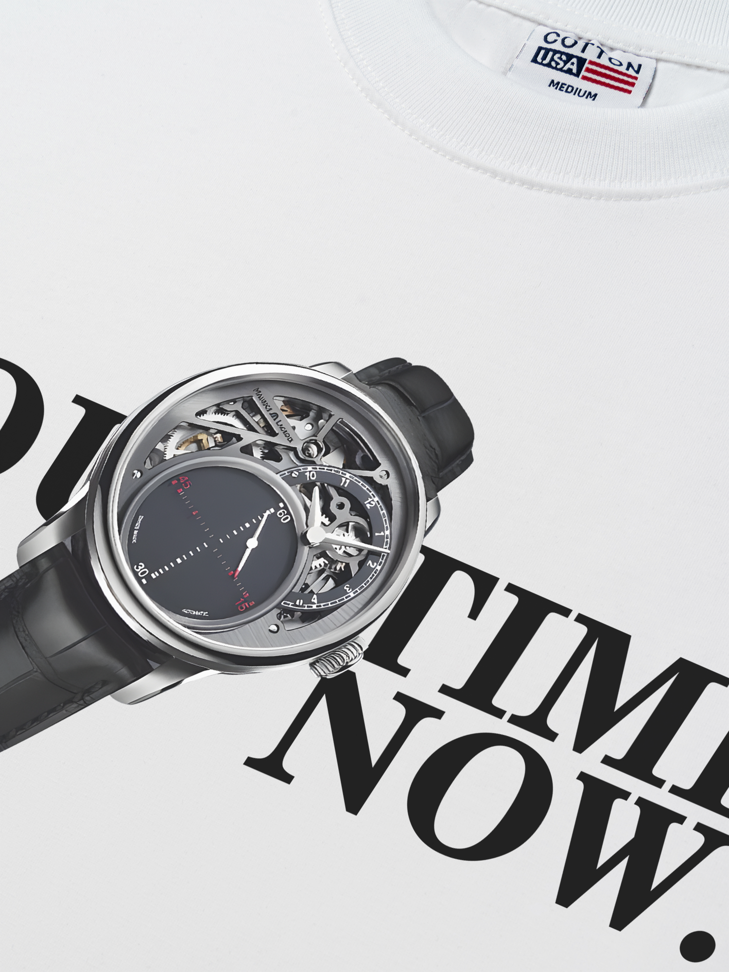 Áo Thun Relaxed Fit Watch Your Time Is Now