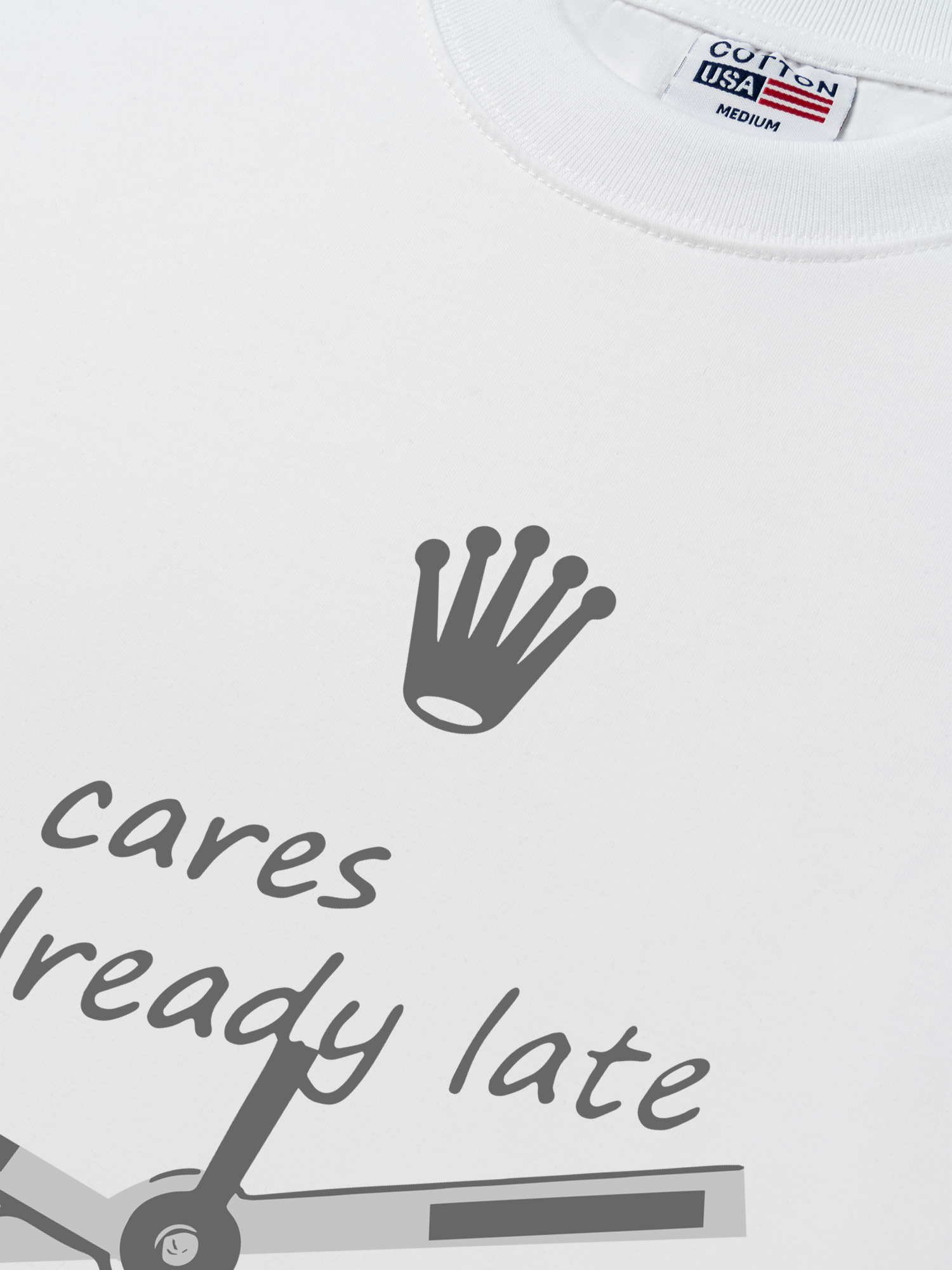 Áo Thun Relaxed Fit I'm Already Late