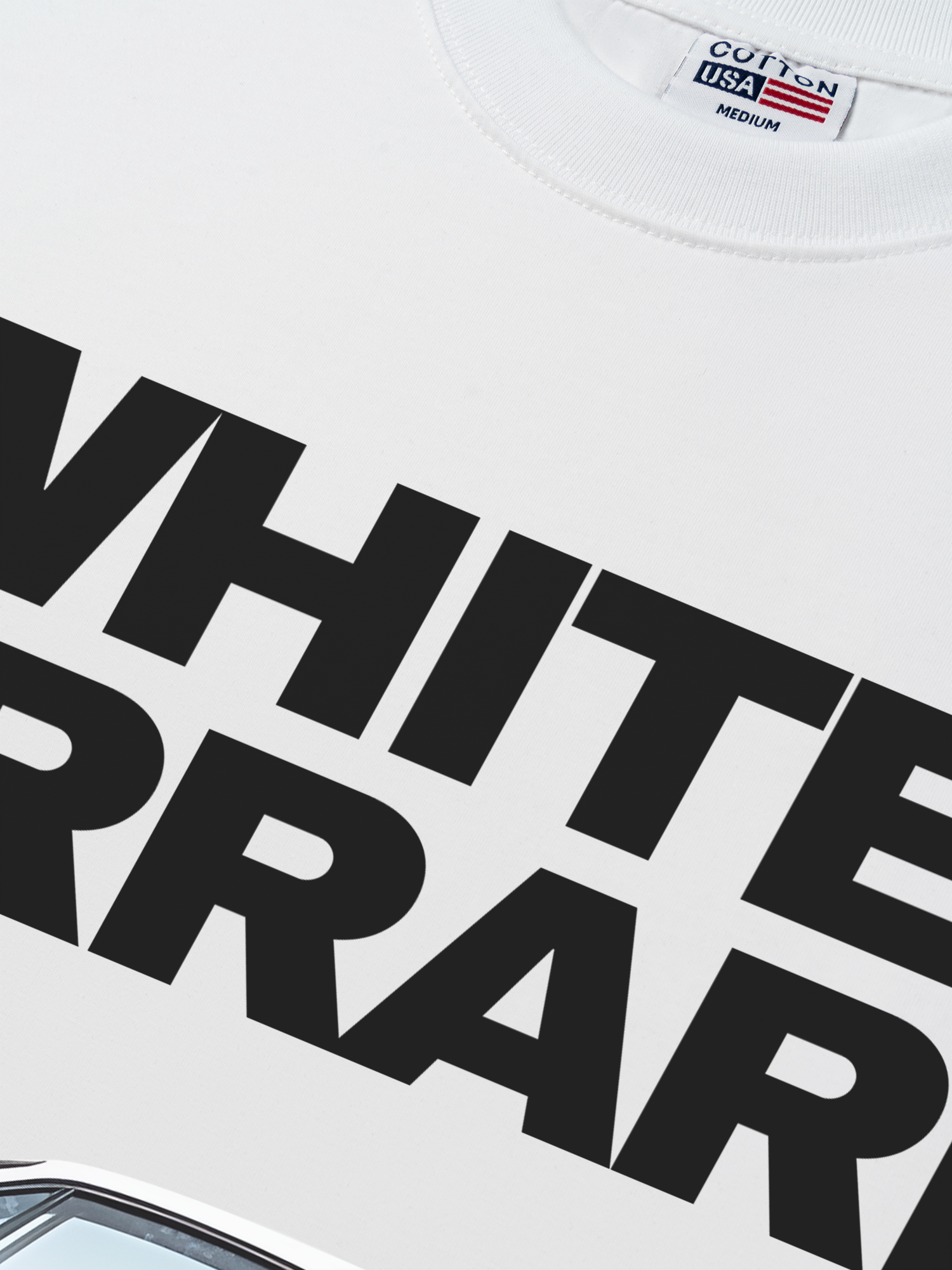 Áo Thun Relaxed Fit Ferrari White Brilliant