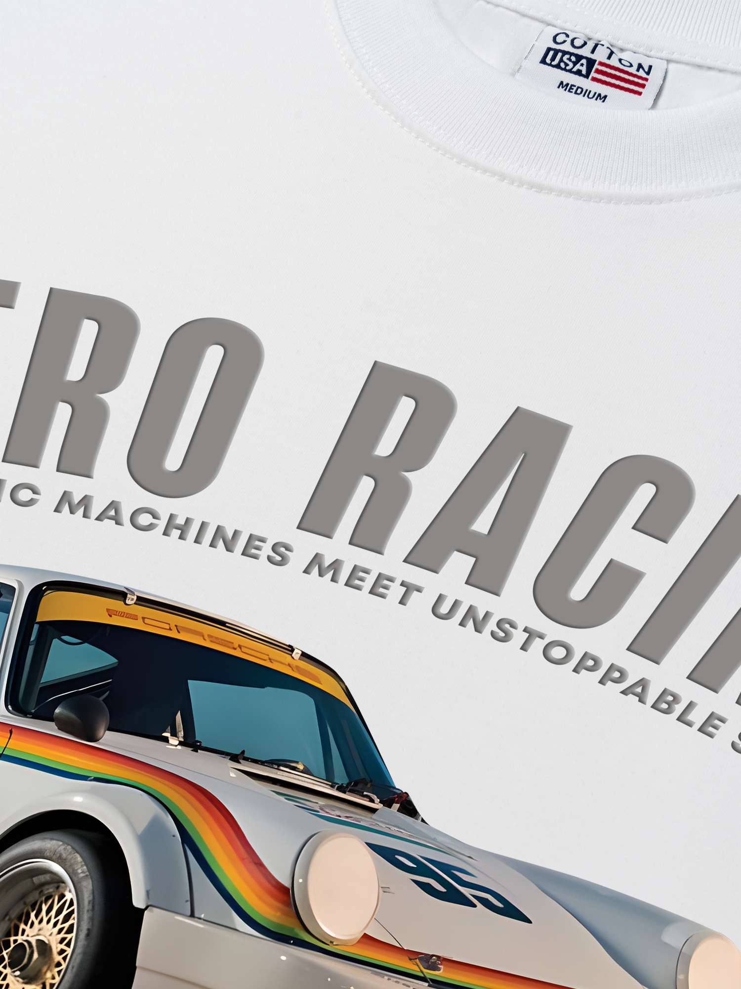 Áo Thun Relaxed Fit Retro Racing