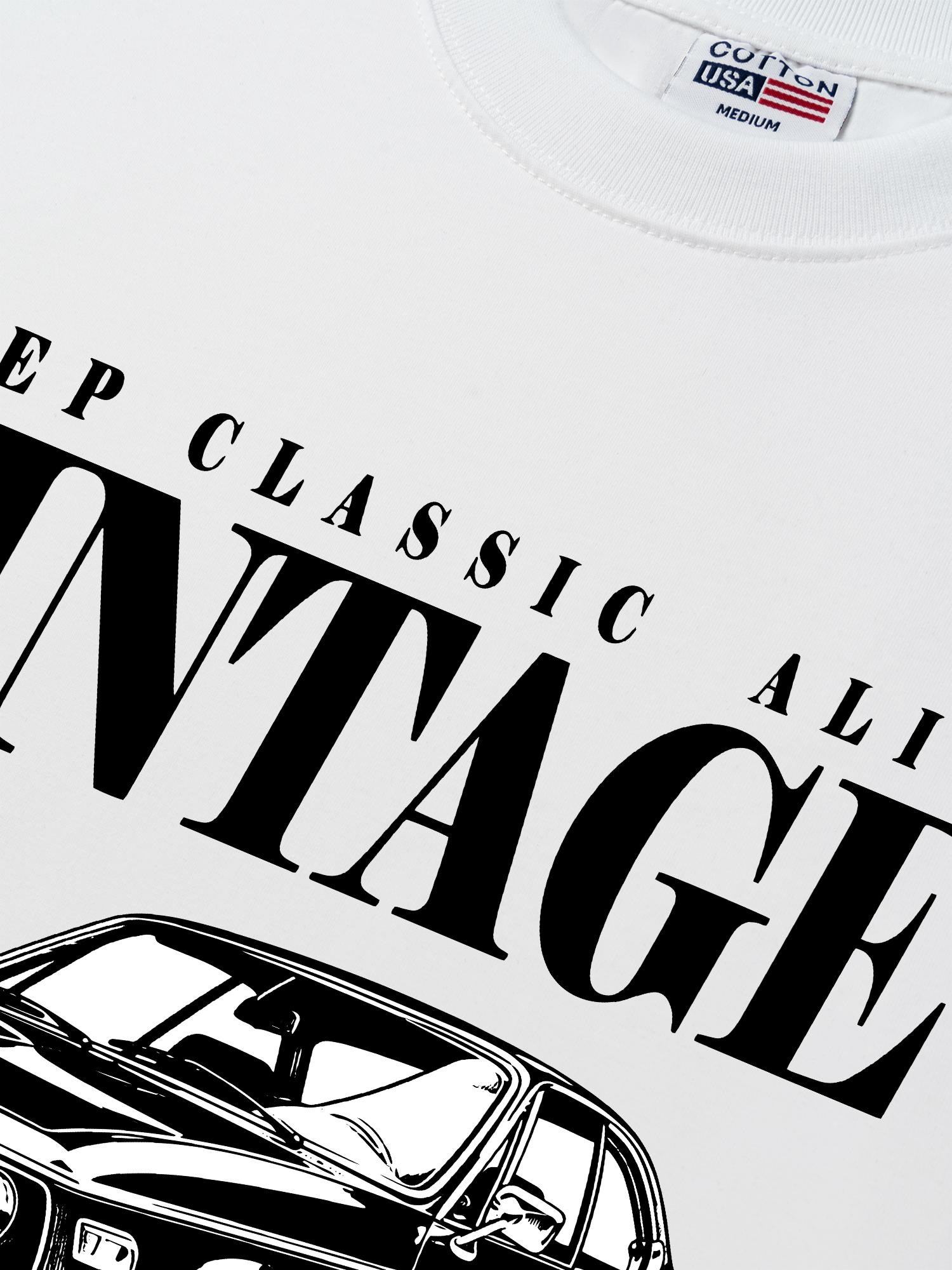 Áo Thun Relaxed Fit Keep Classic Alive