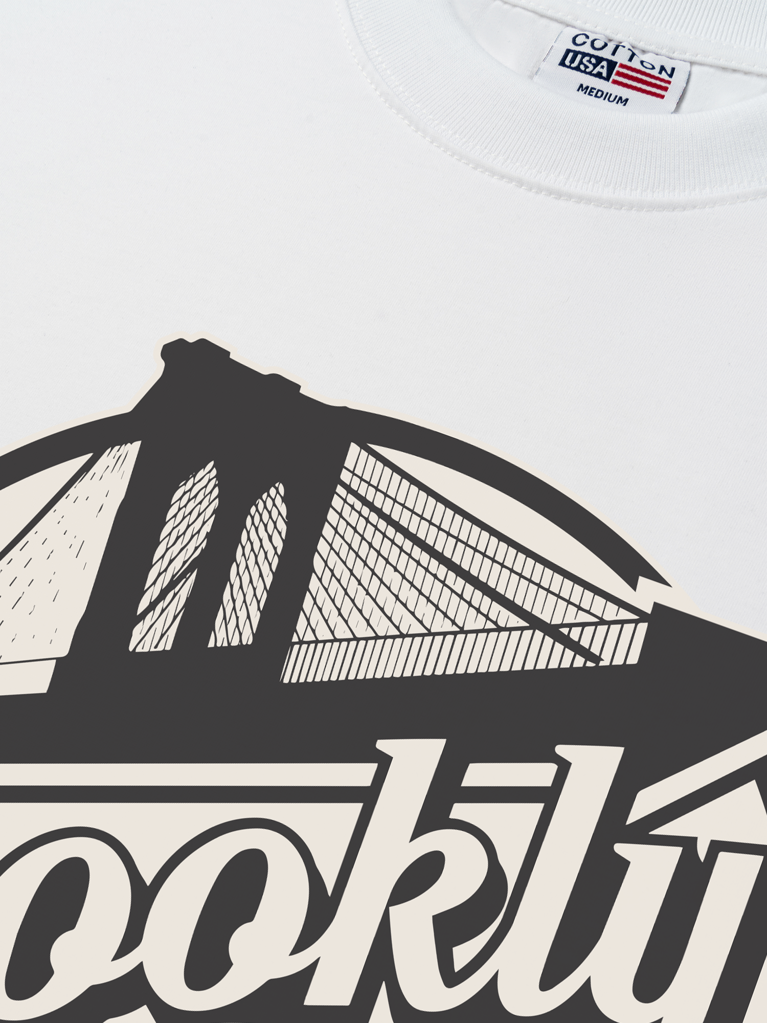 Áo Thun Relaxed Fit USA Brooklyn East Of The East