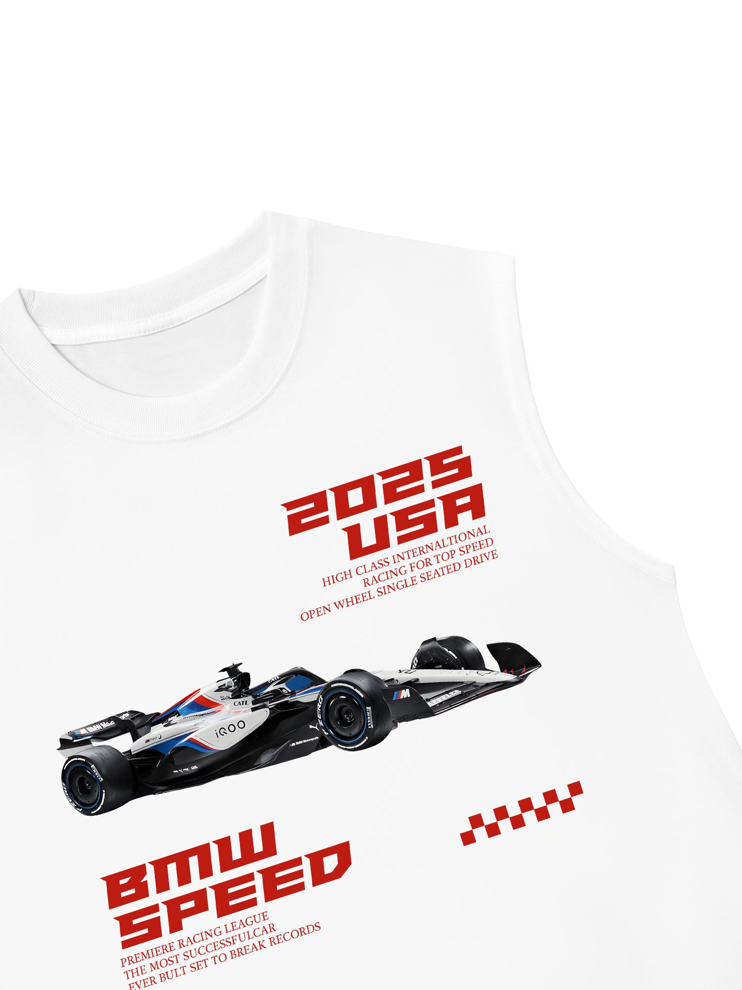 Áo Ba Lỗ Relaxed Fit BMW USA Speed