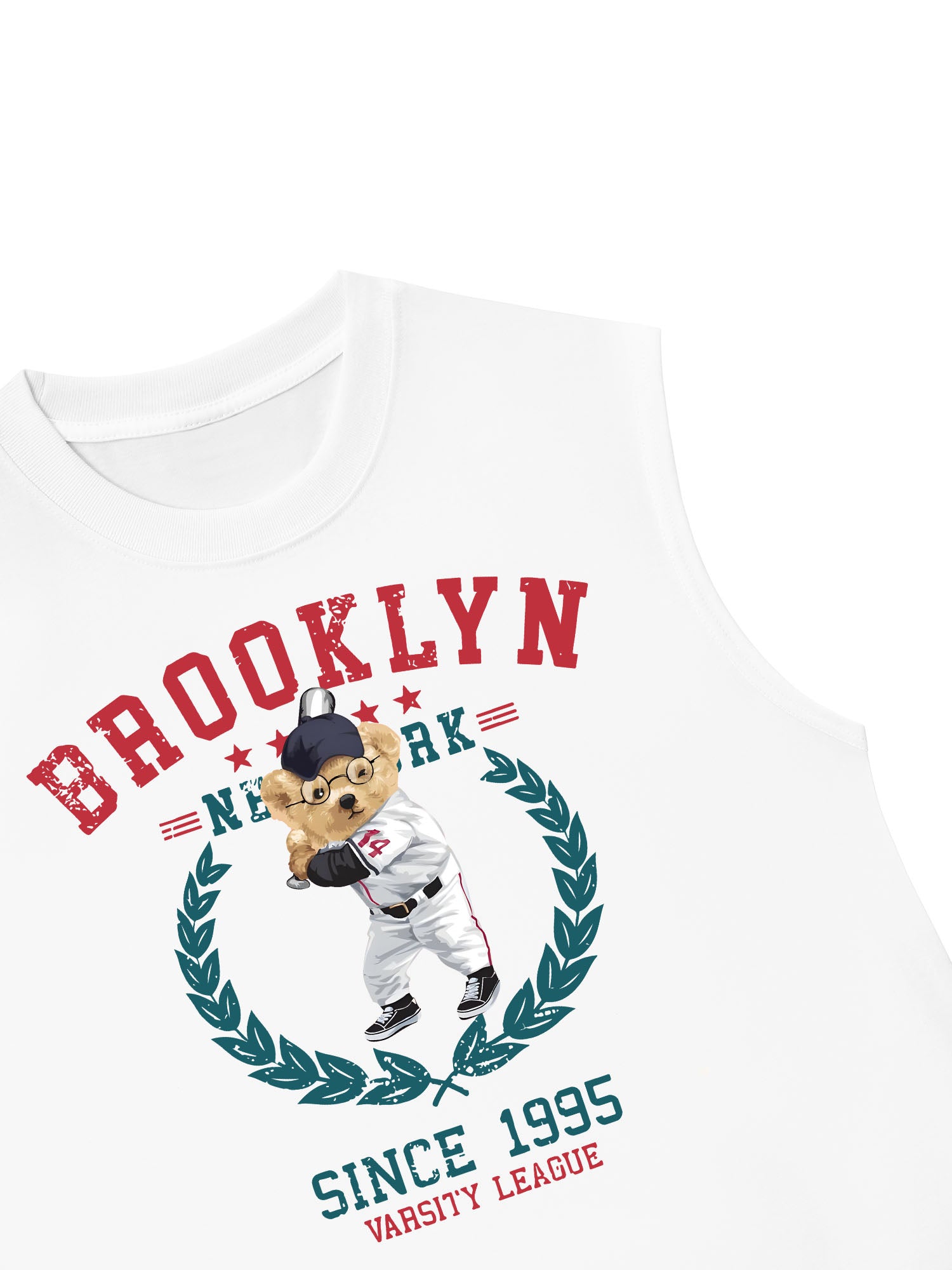 Áo Ba Lỗ Relaxed Fit Baseball Teddy Team