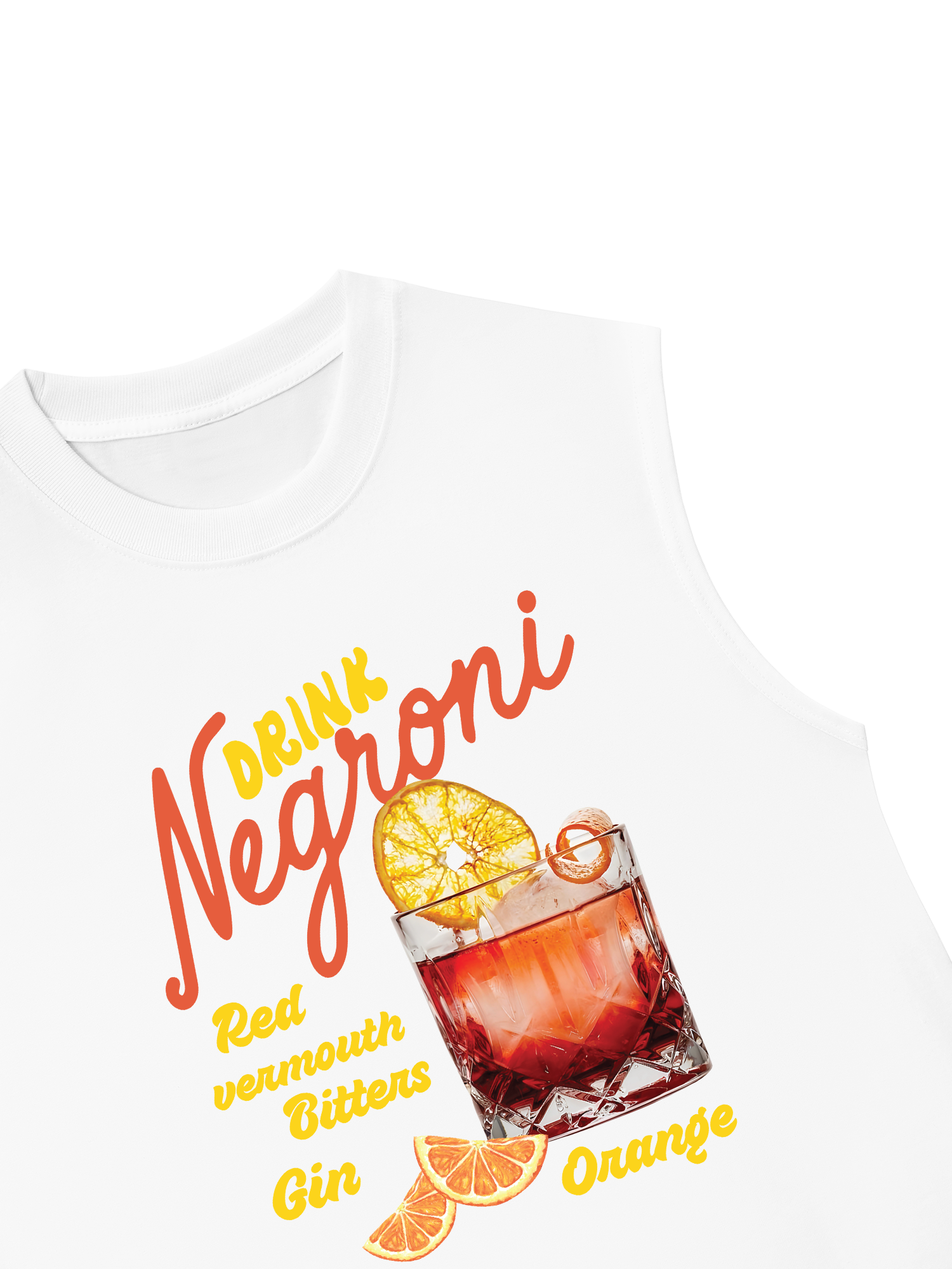 Áo Ba Lỗ Relaxed Fit Negroni Drink