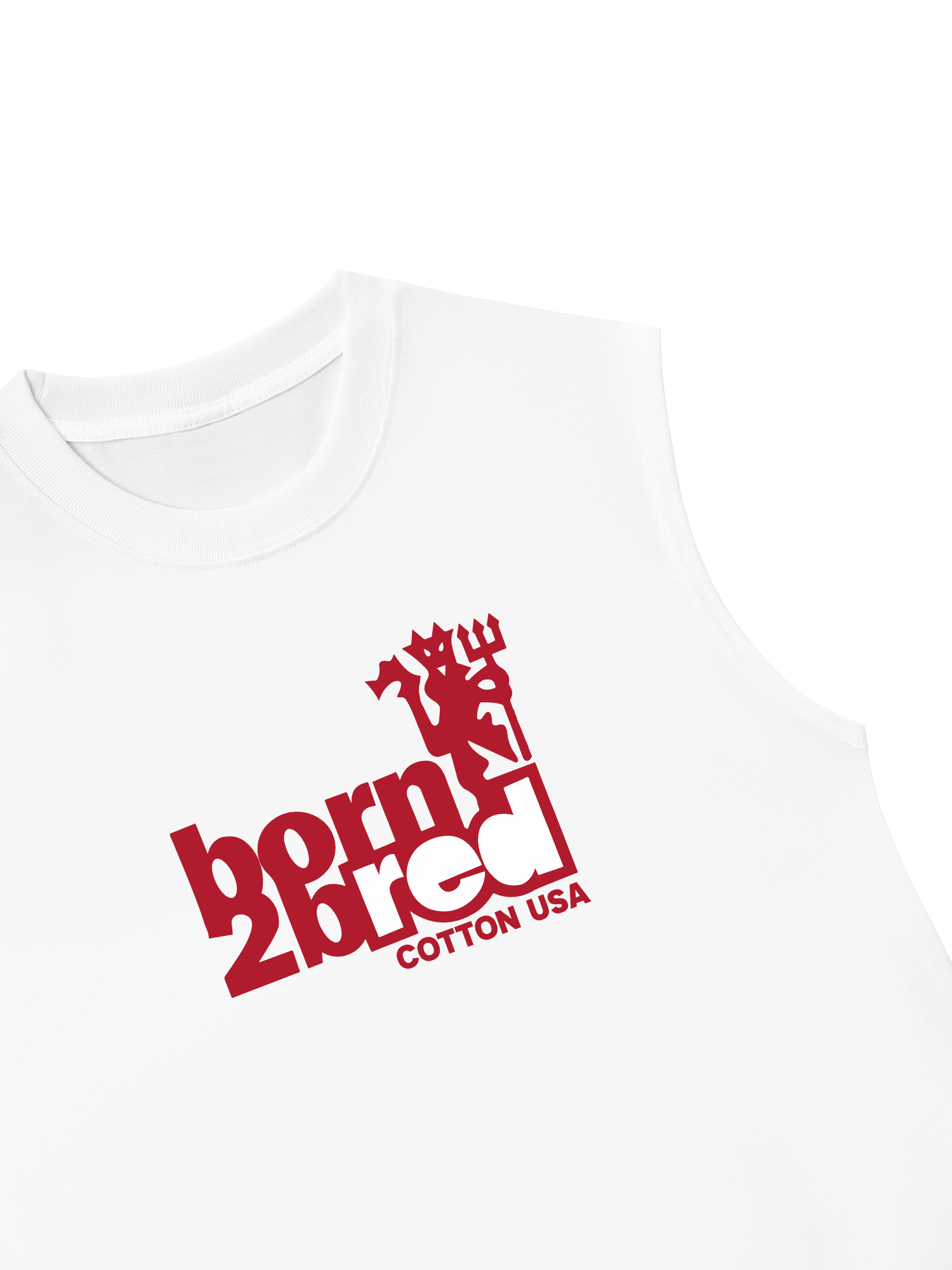Áo Ba Lỗ Relaxed Fit Born To Be Red