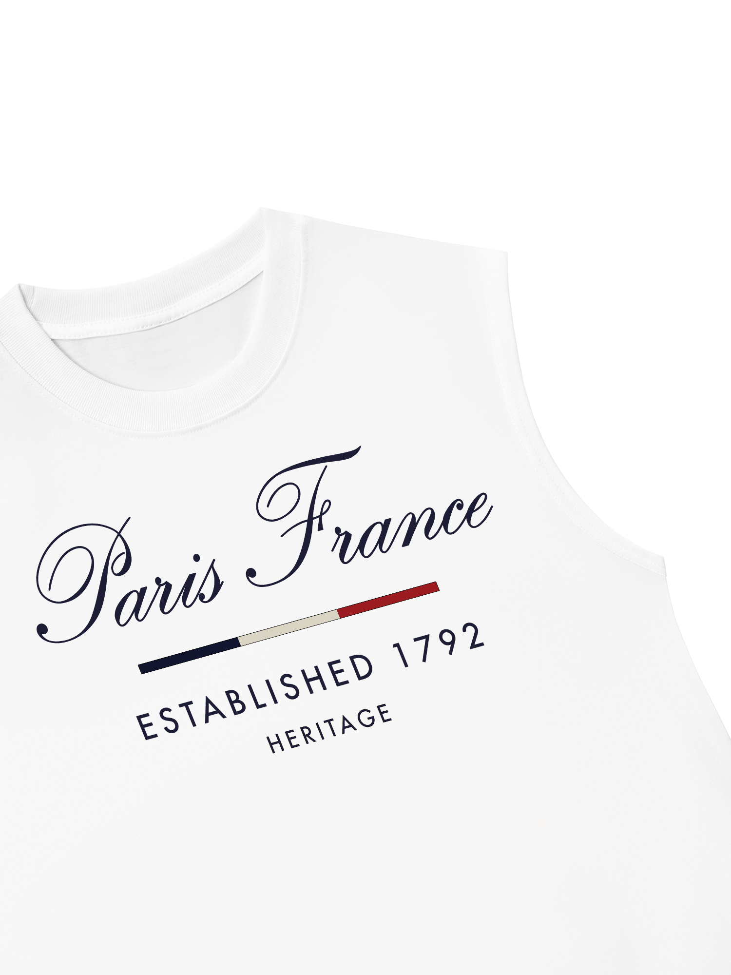 Áo Ba Lỗ Relaxed Fit Paris France