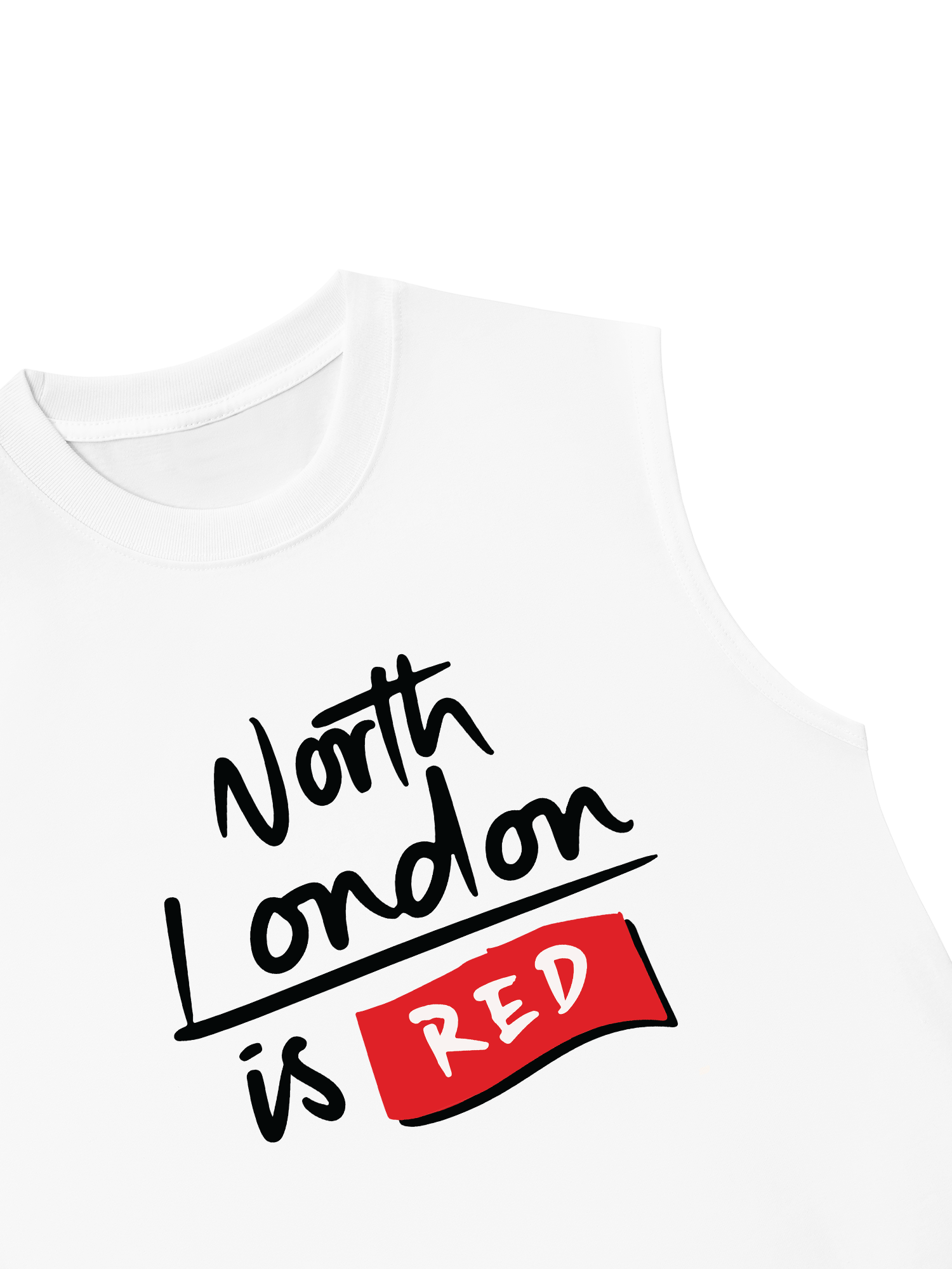 Áo Ba Lỗ Relaxed Fit Soccer North London Is Red
