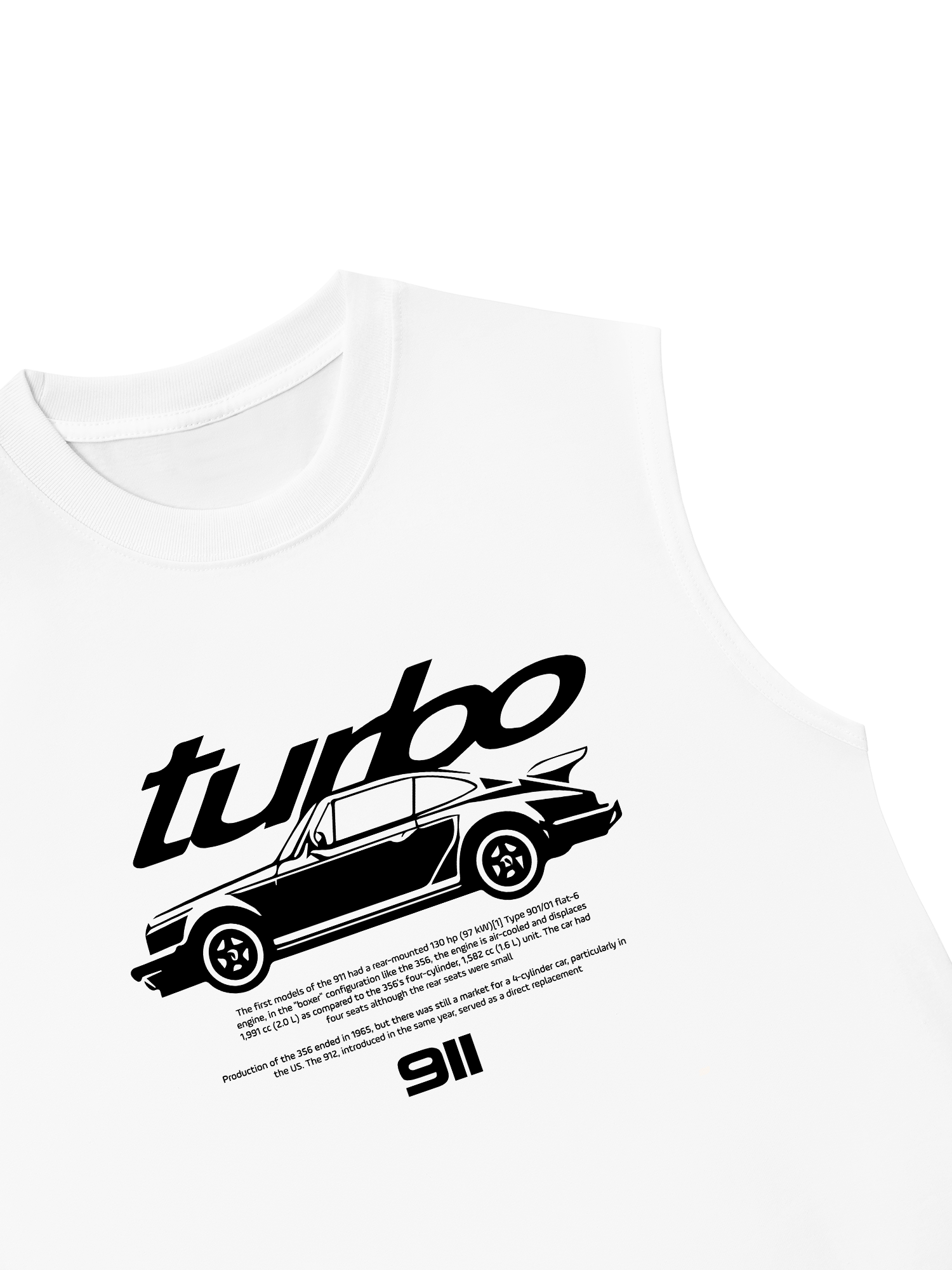 Áo Ba Lỗ Relaxed Fit Porsche Classic 911 Turbo