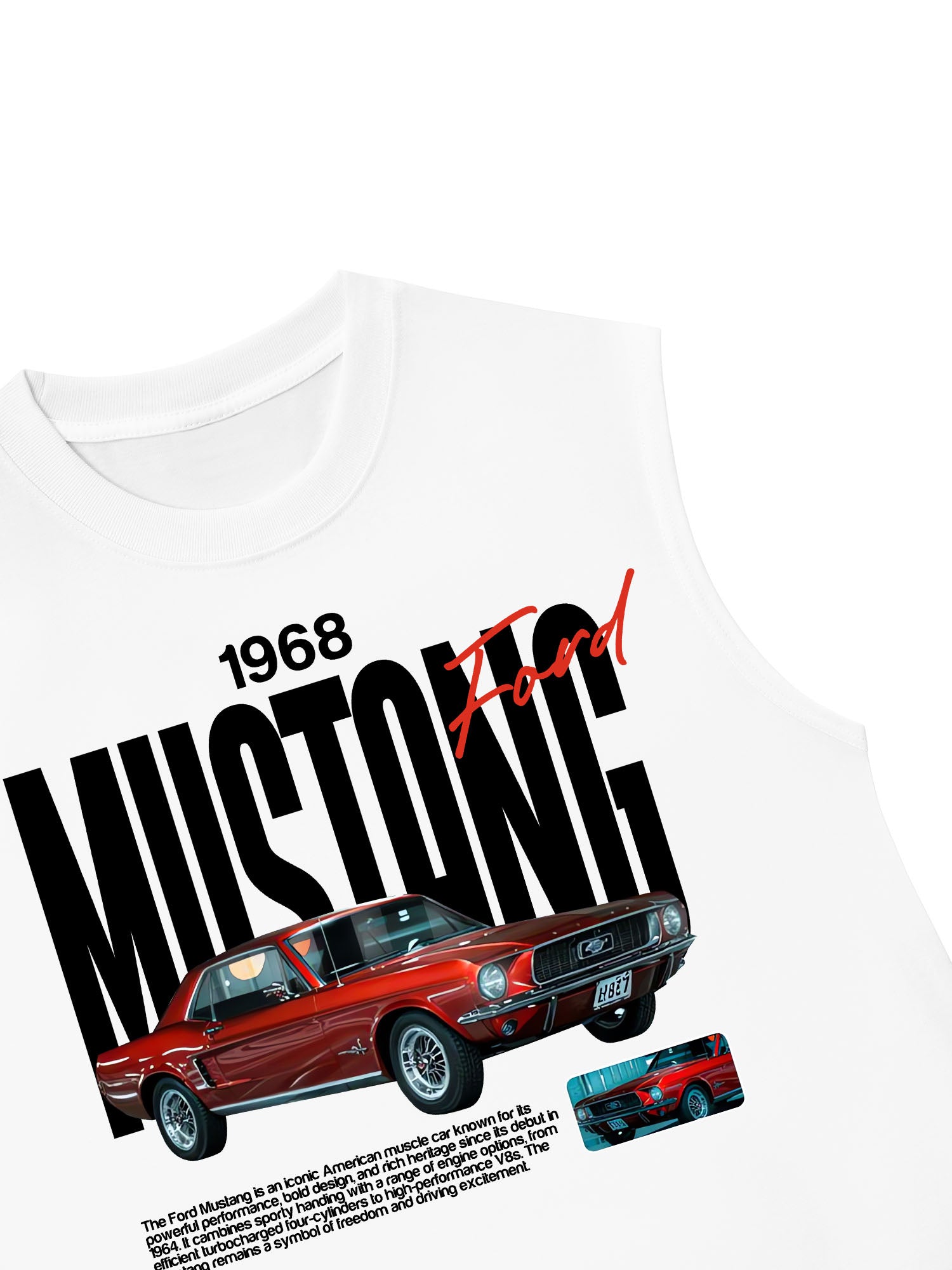 Áo Ba Lỗ Relaxed Fit Ford 1968 Mustang