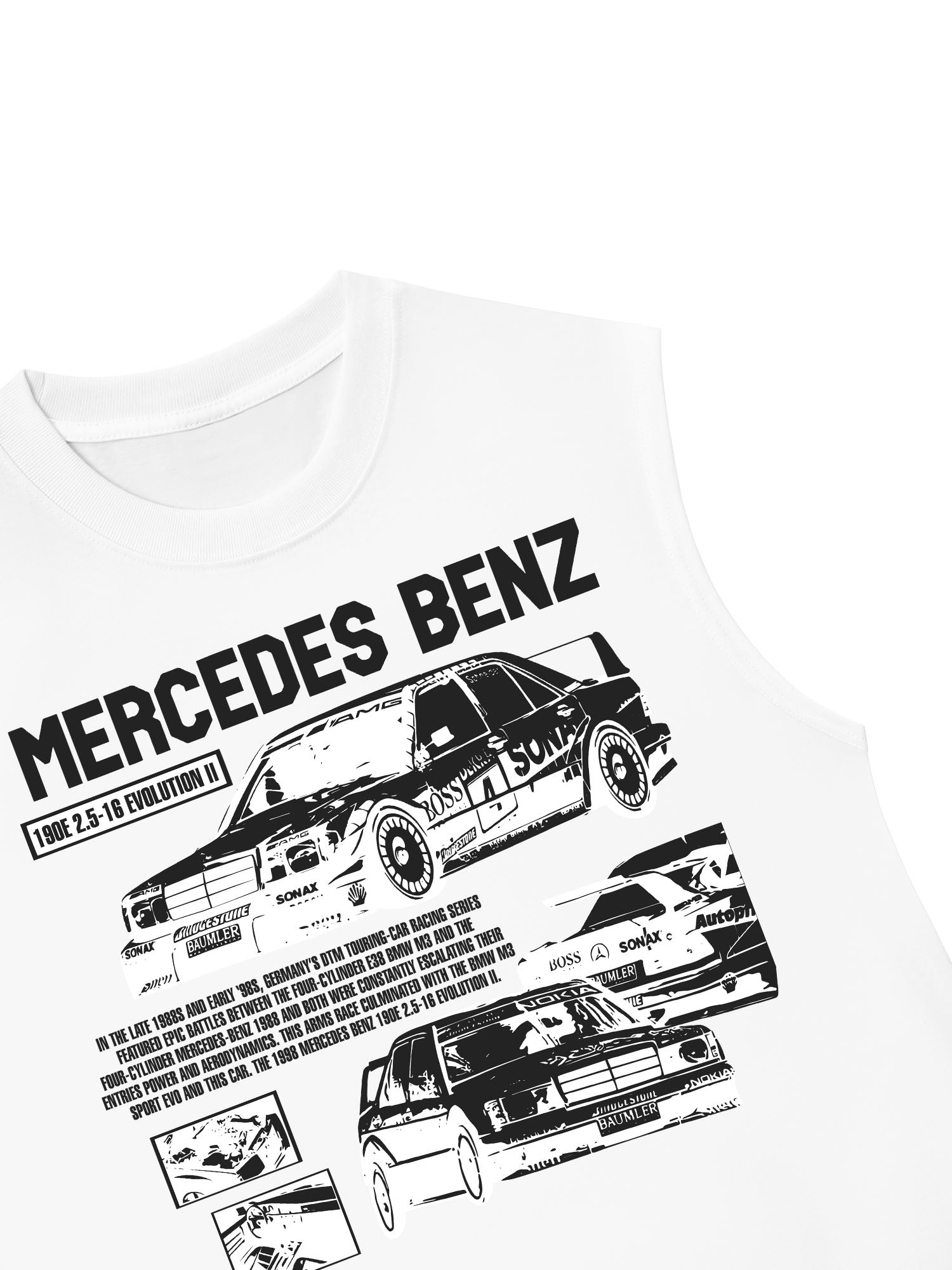 Áo Ba Lỗ Relaxed Fit Mercedes Evolution II