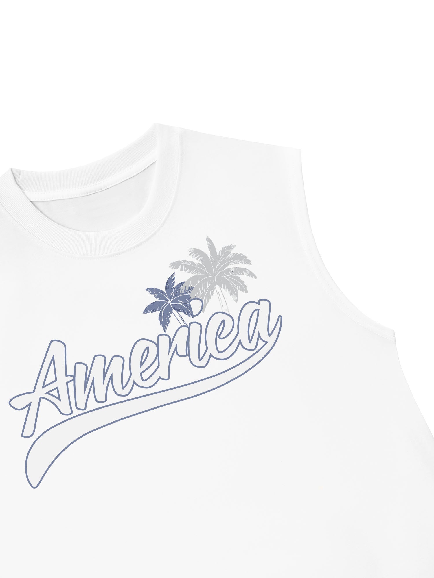 Áo Ba Lỗ Relaxed Fit Baseball America Summer Time