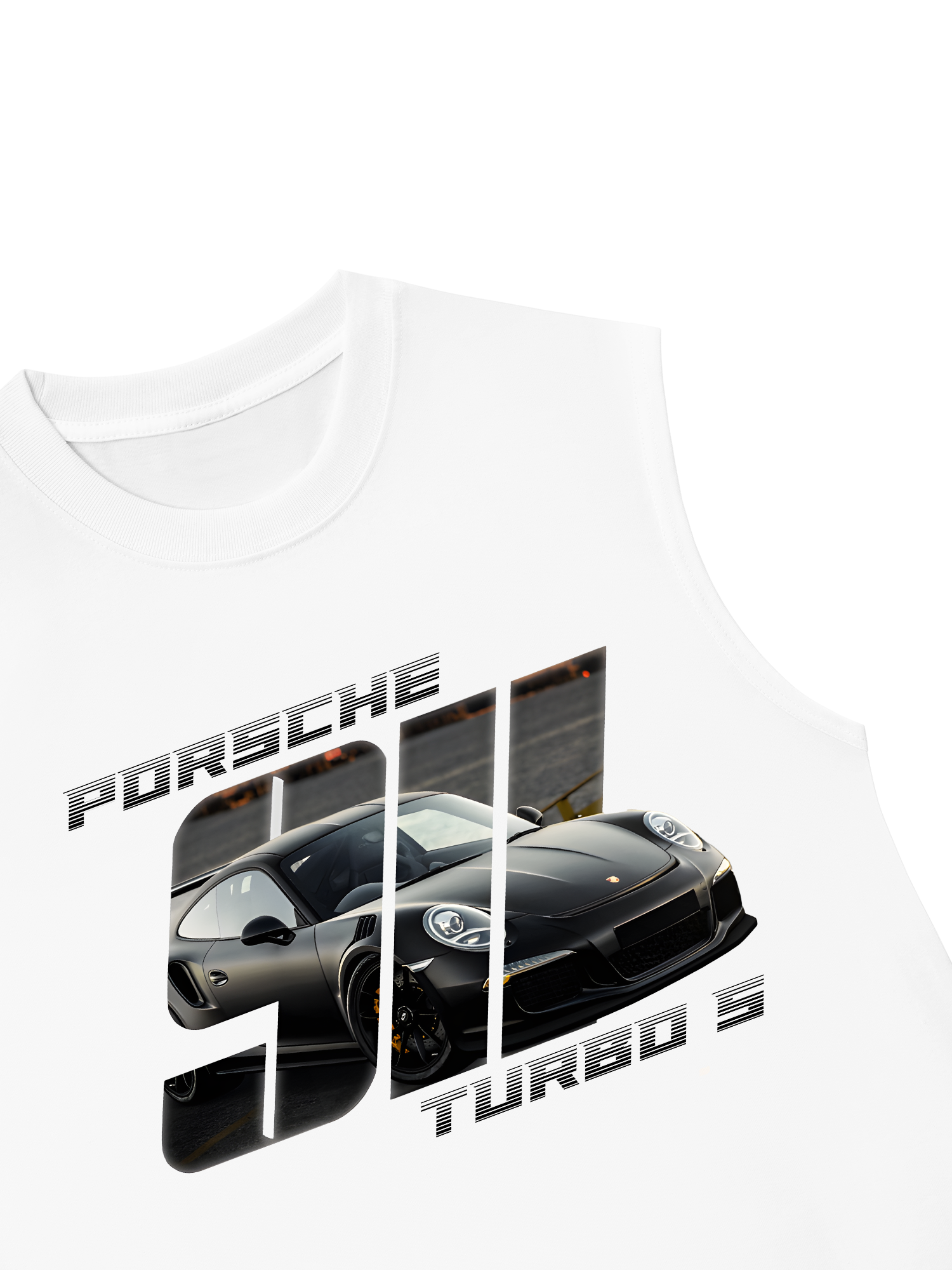 Áo Ba Lỗ Relaxed Fit Porsche Silver Turbo S