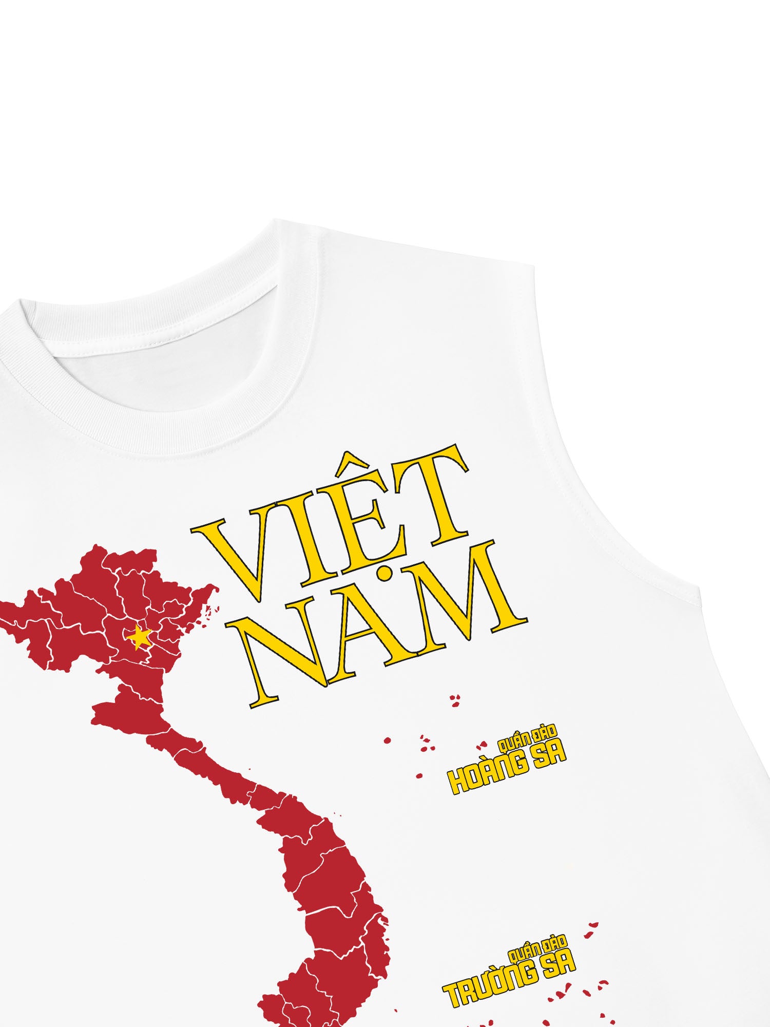 Áo Ba Lỗ Relaxed Fit Lãnh Thổ Việt Nam
