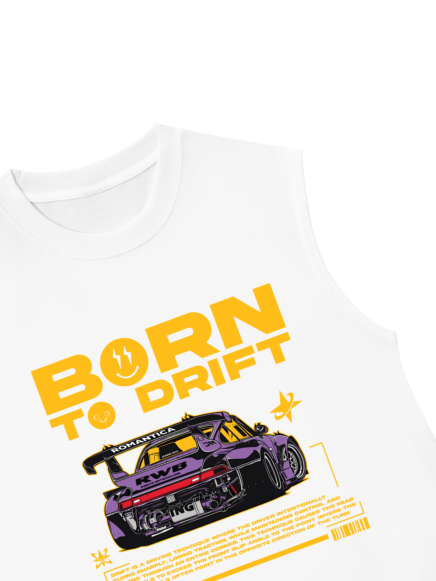 Áo Ba Lỗ Relaxed Fit Porsche Born To Drift