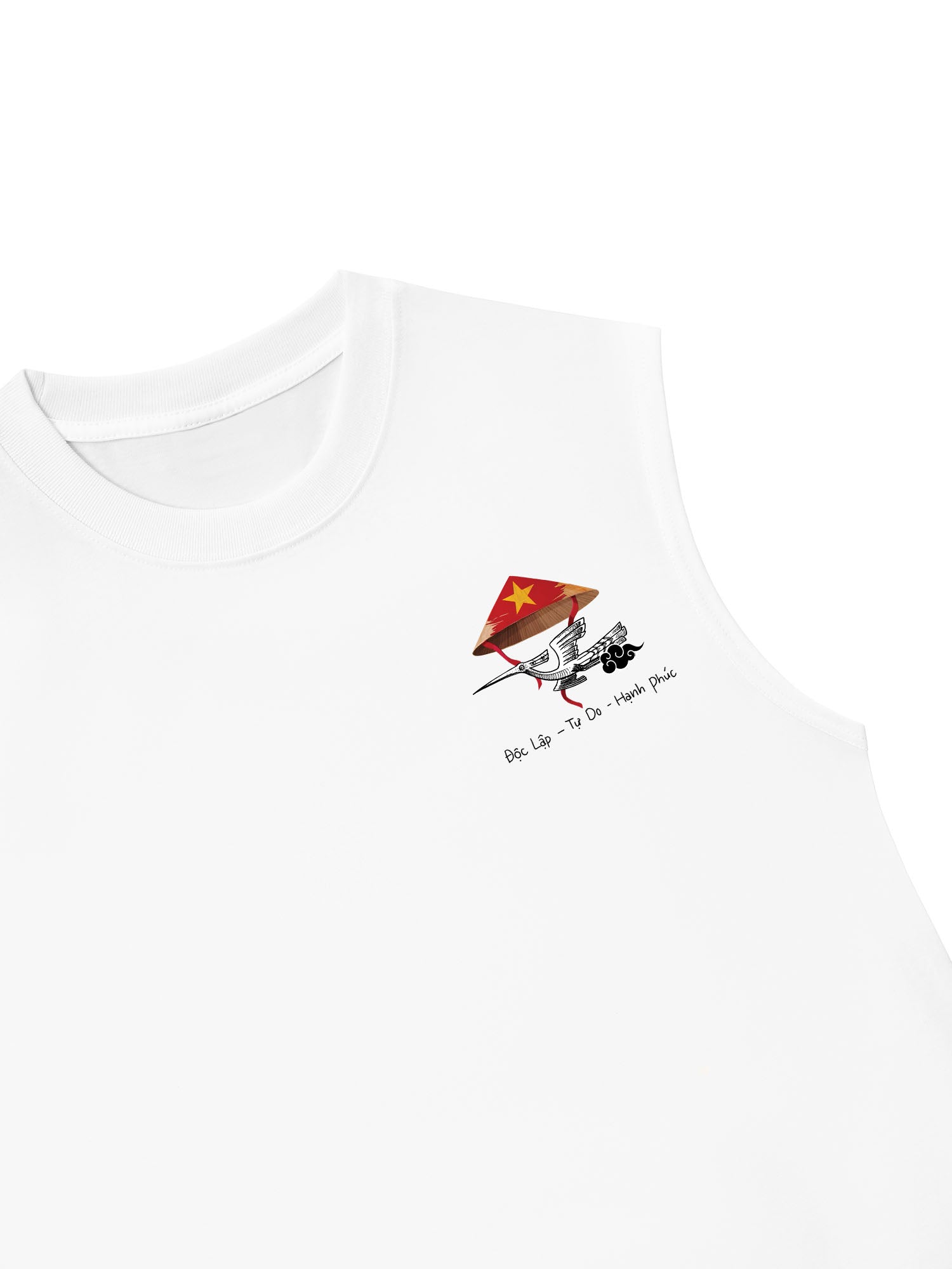 Áo Ba Lỗ Relaxed Fit Độc Lập - Tự Do - Hạnh Phúc 2