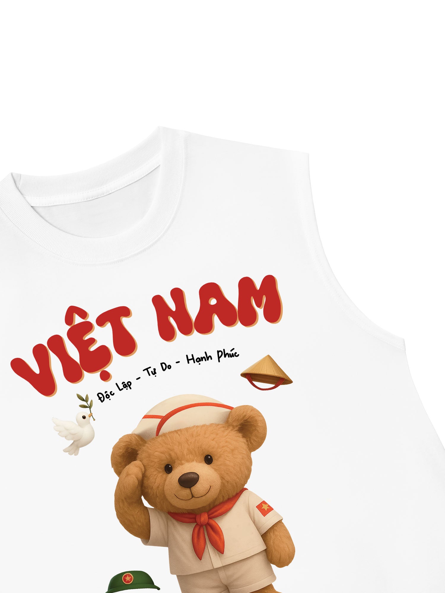 Áo Ba Lỗ Relaxed Fit Việt Nam Teddy