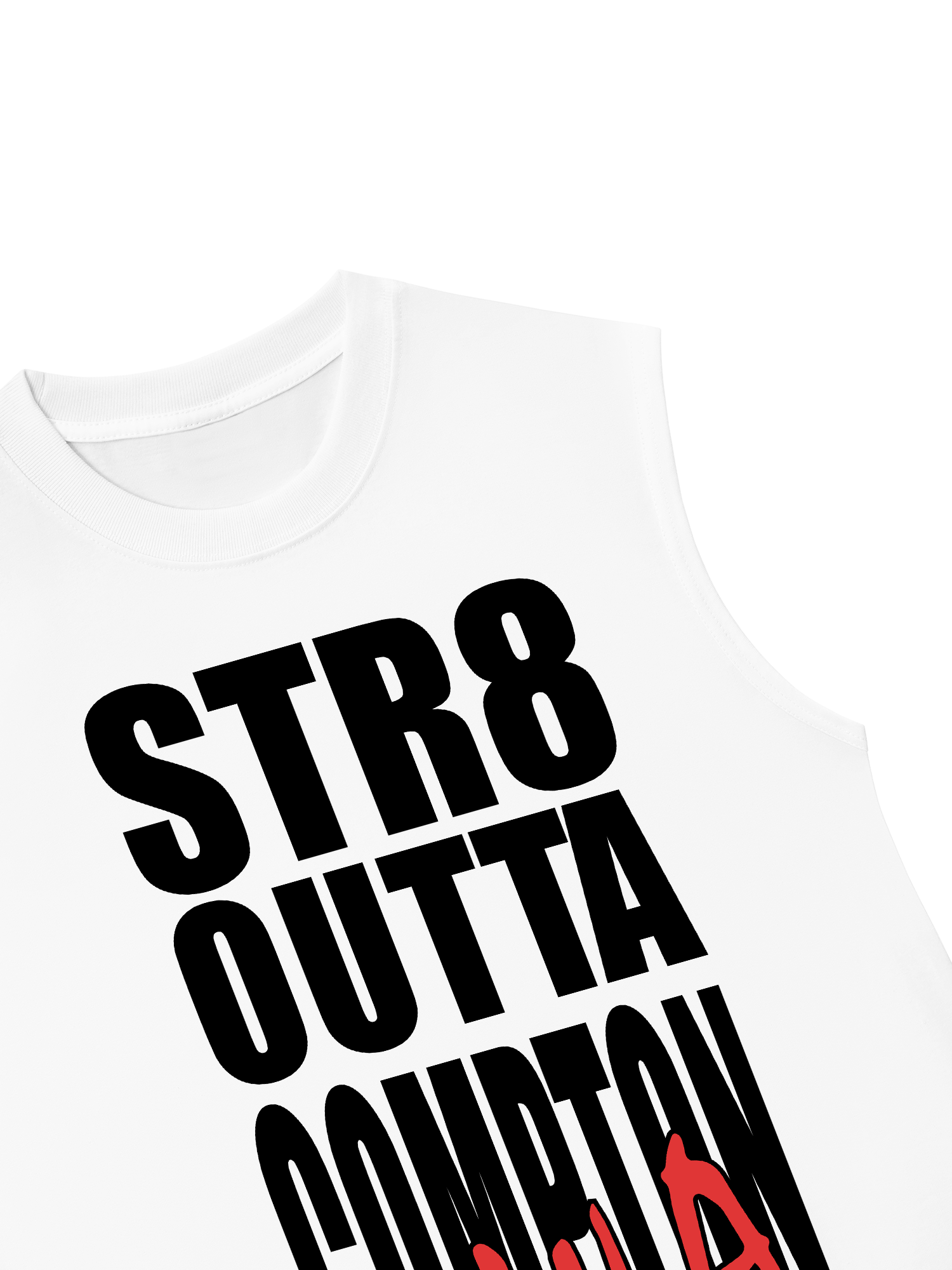 Áo Ba Lỗ Relaxed Fit Rapper NWA Straight Outta Compton Typo