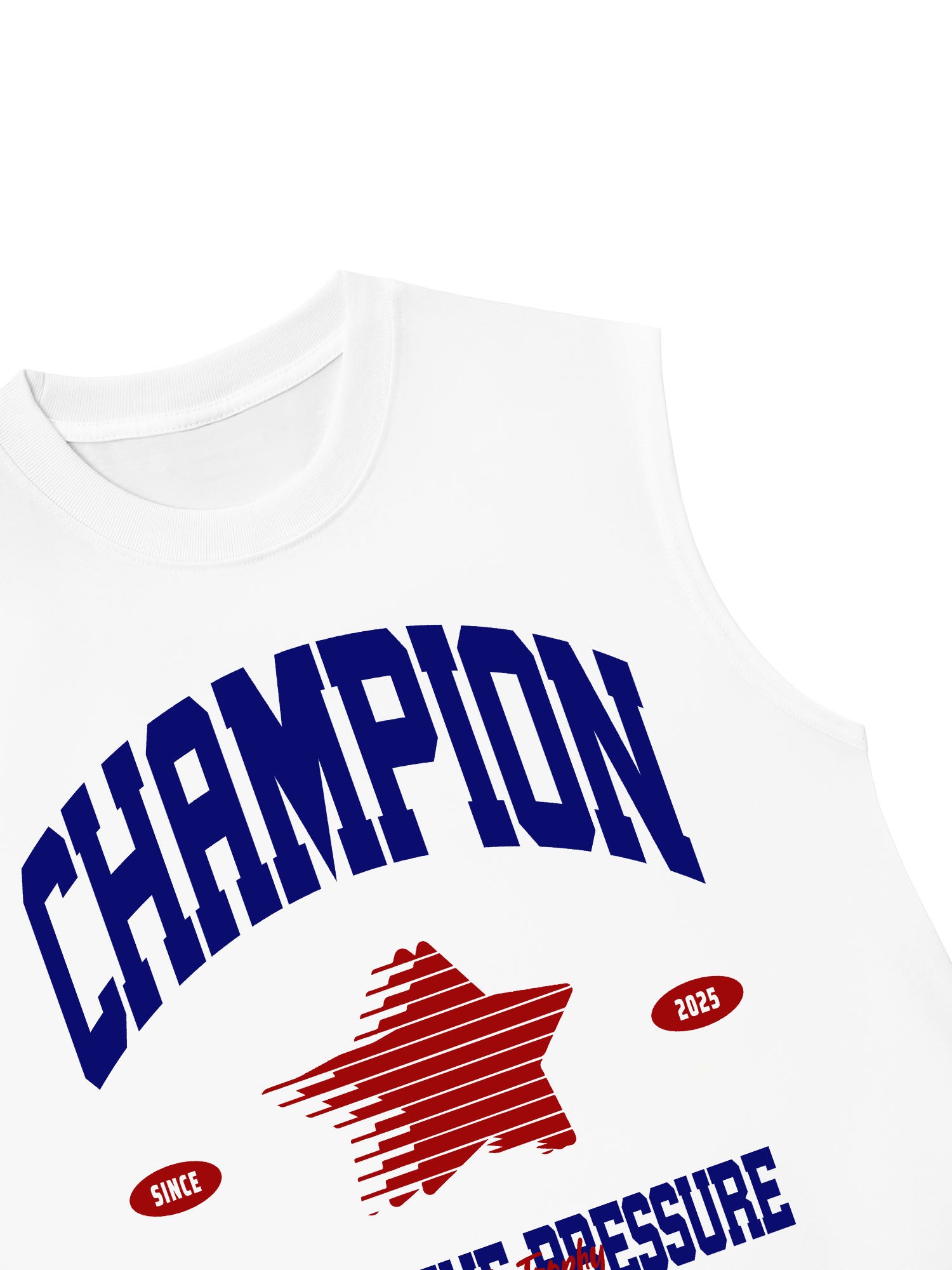 Áo Ba Lỗ Relaxed Fit Champions Defeat The Pressure