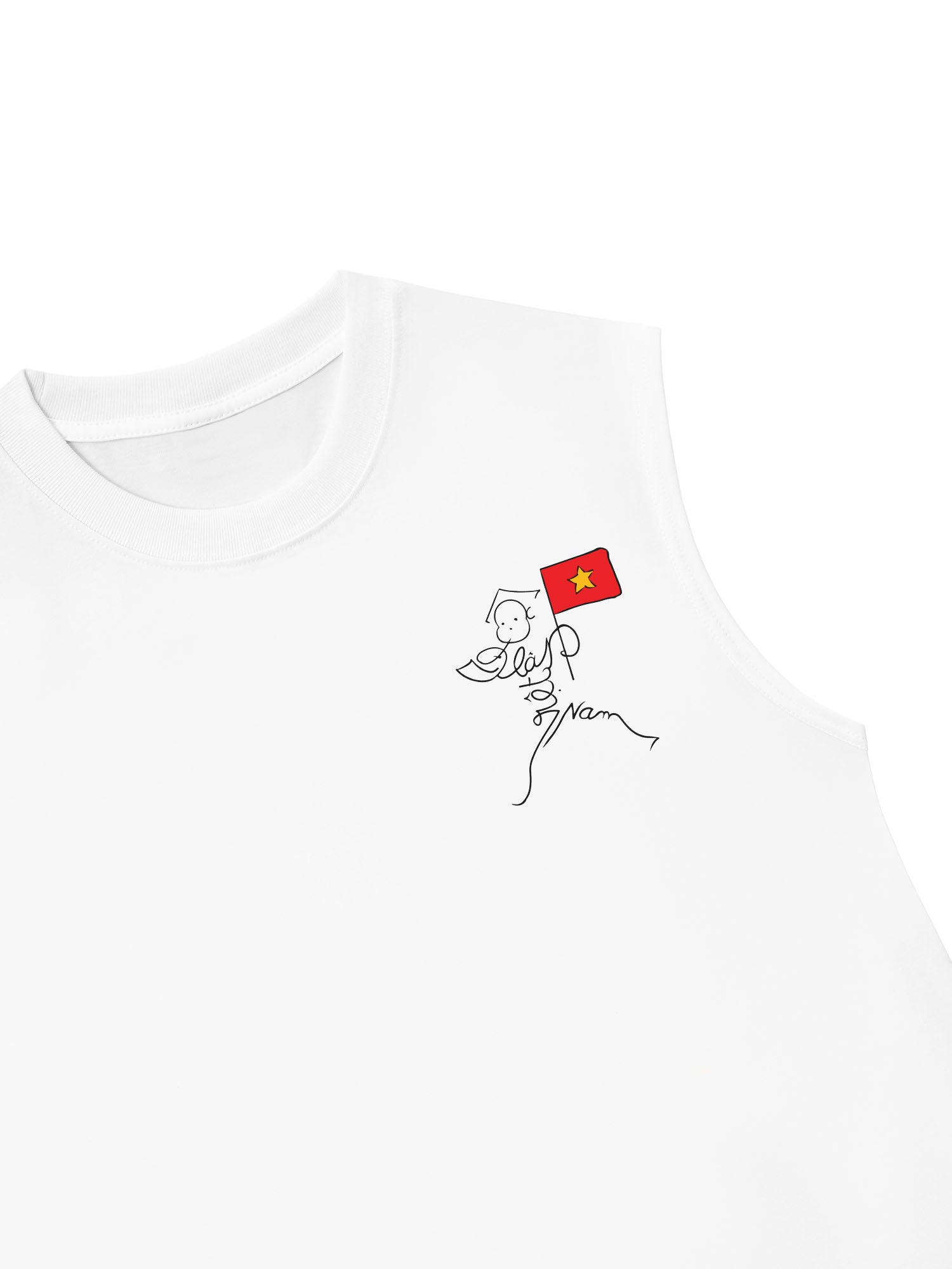 Áo Ba Lỗ Relaxed Fit Việt Nam Độc Lập