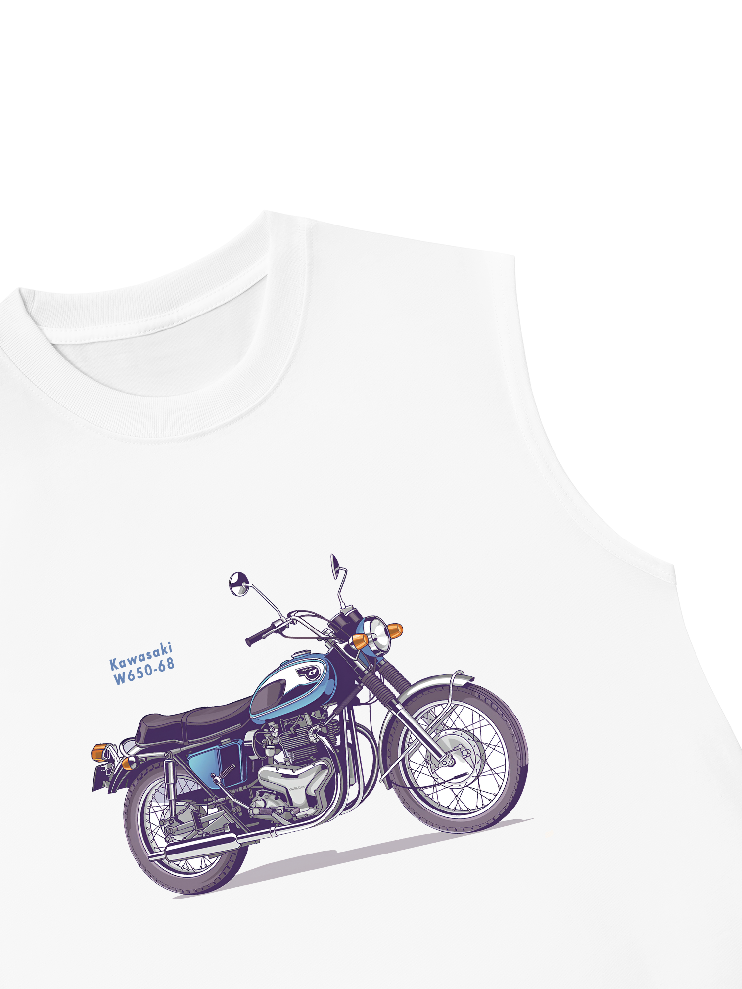 Áo Ba Lỗ Relaxed Fit Kawasaki W650-68