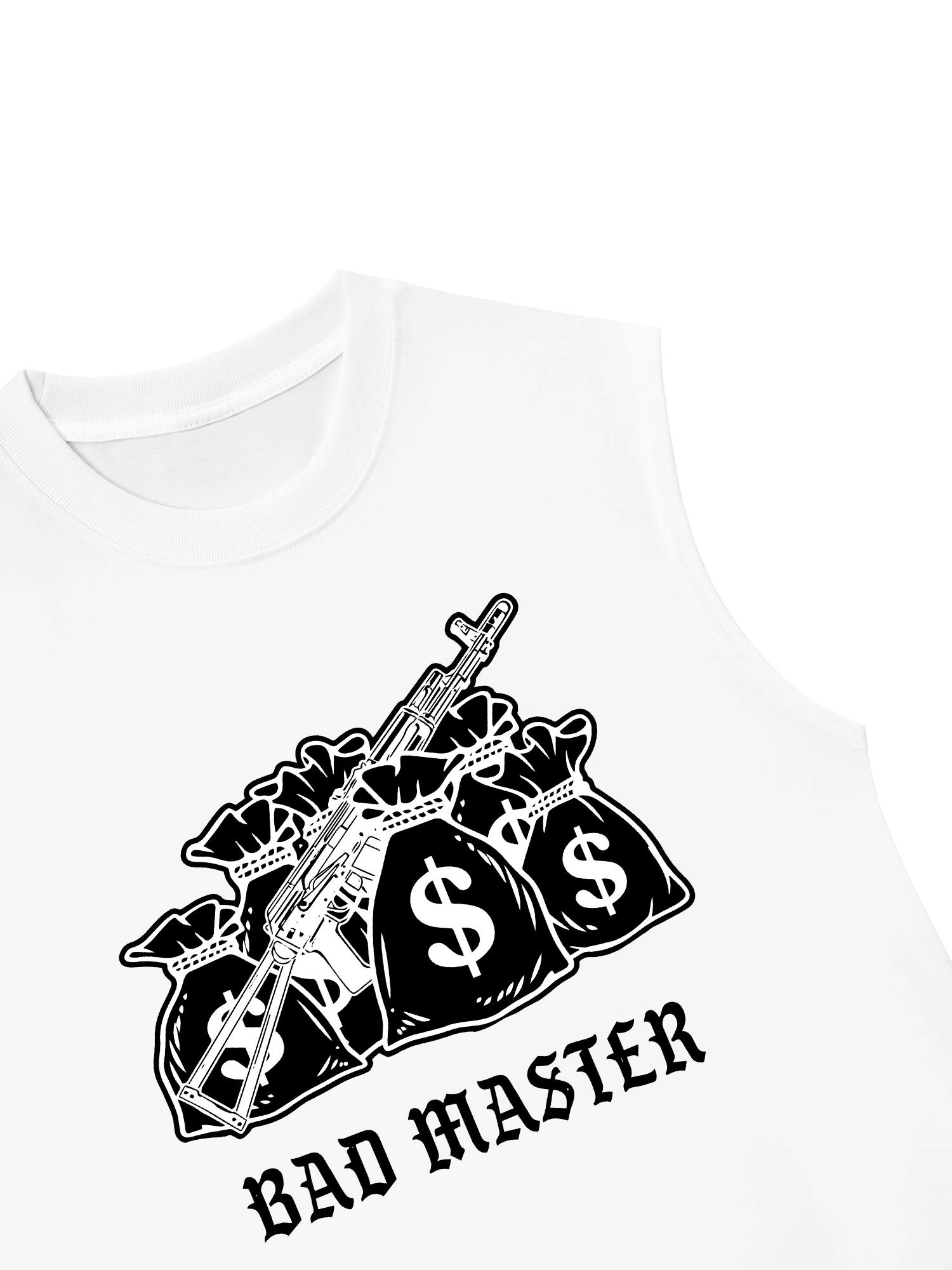 Áo Ba Lỗ Relaxed Fit Money Bad Master