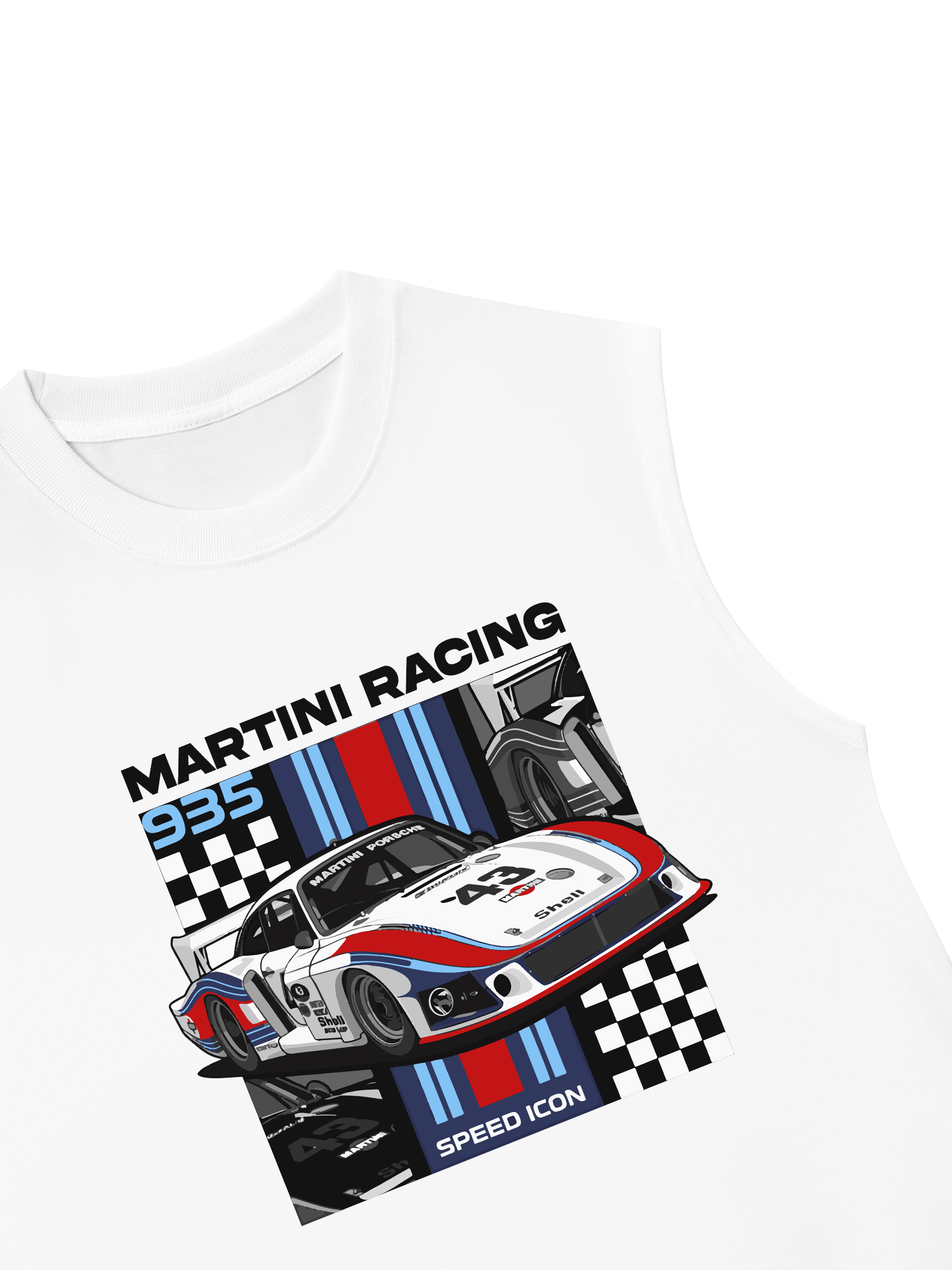 Áo Ba Lỗ Relaxed Fit Porsche 935 Martini Racing