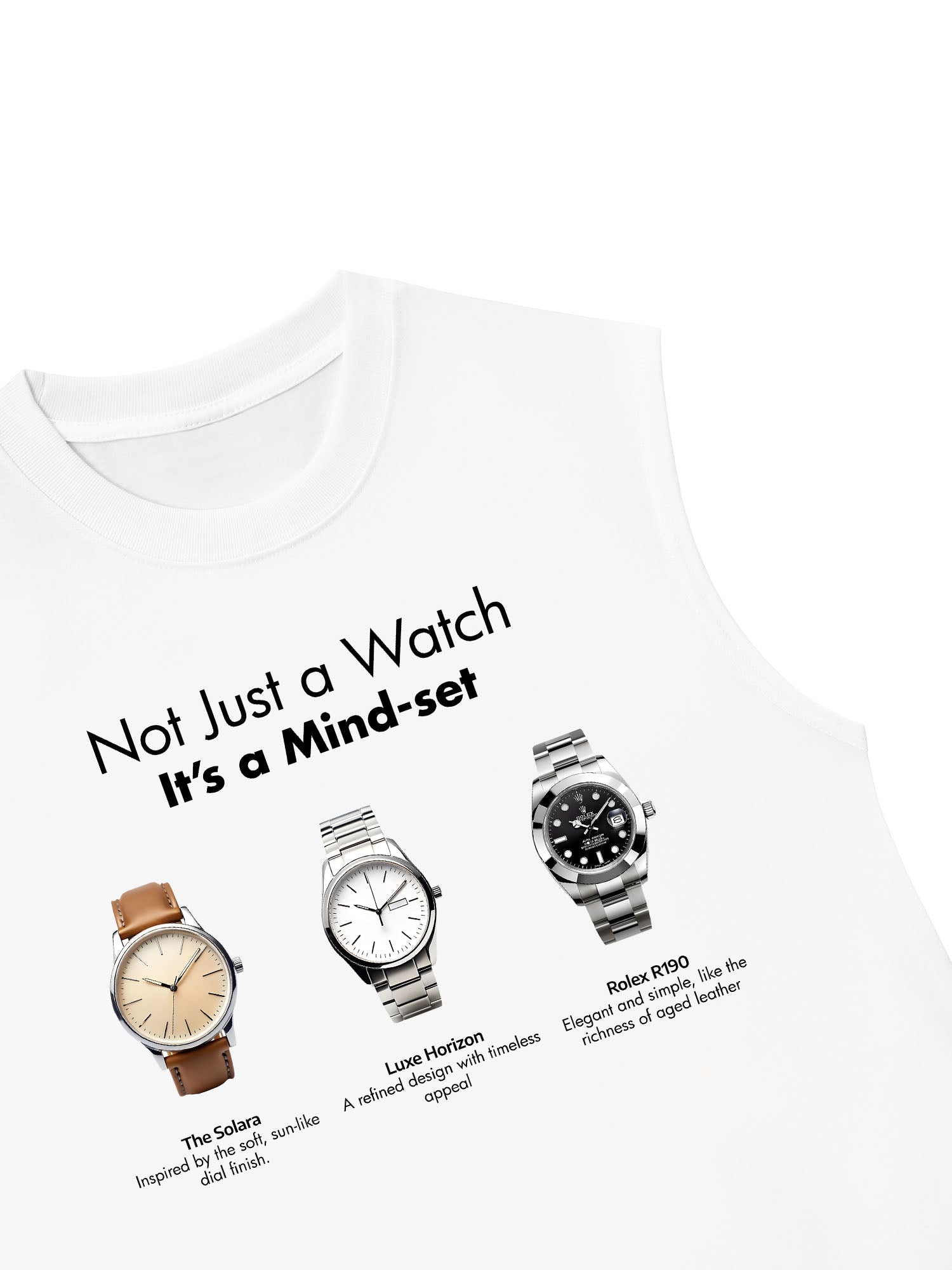 Áo Ba Lỗ Relaxed Fit Watch It_s A Mindset