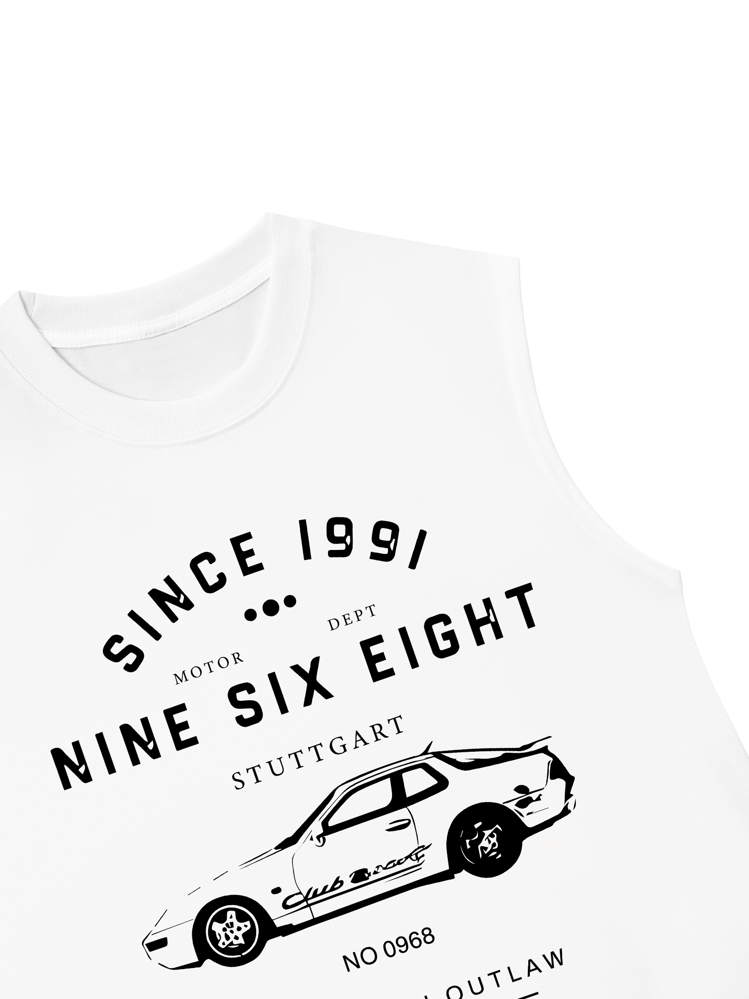 Áo Ba Lỗ Relaxed Fit Porsche Nine Six Eight