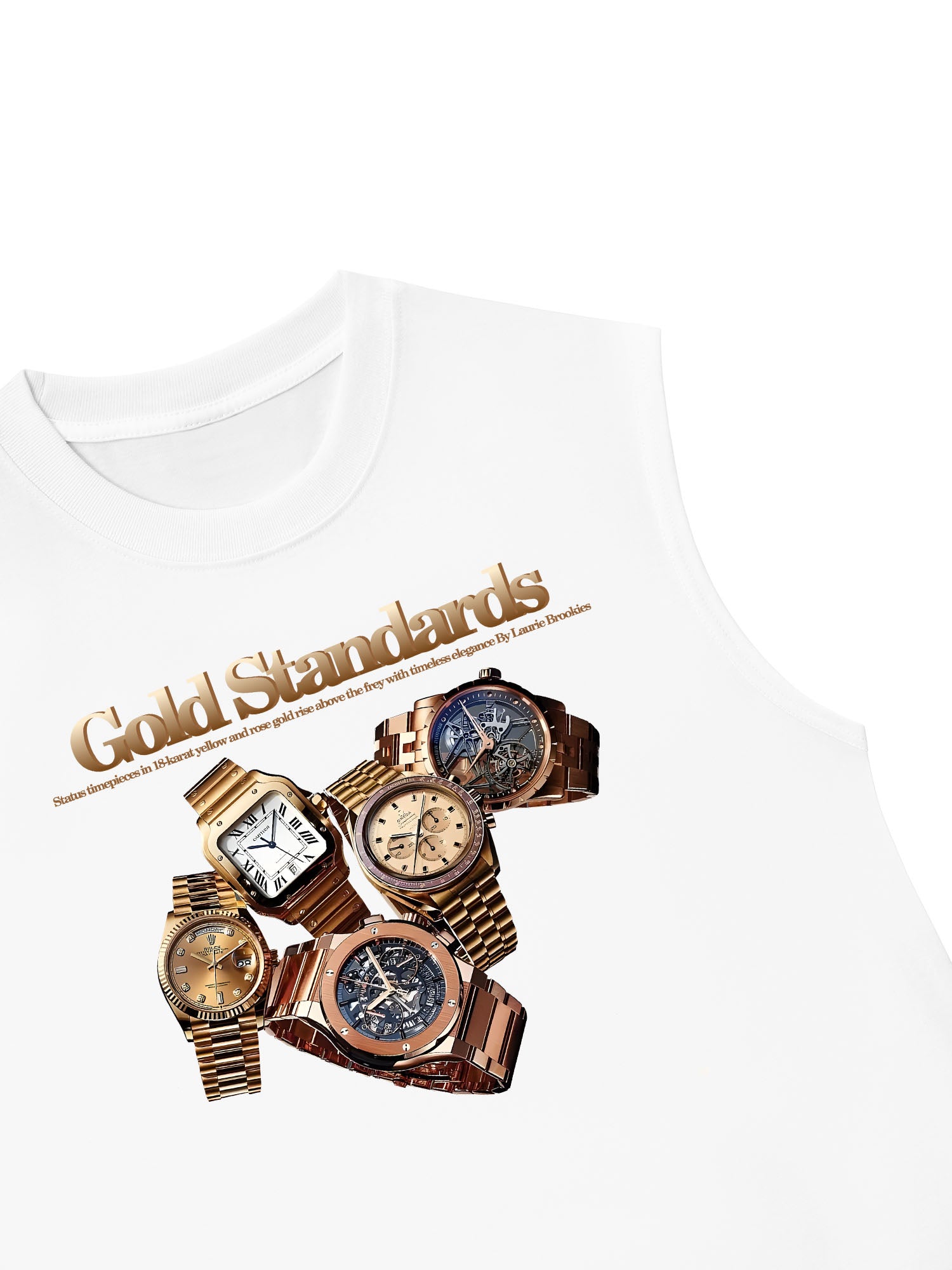 Áo Ba Lỗ Relaxed Fit Watch Gold Standards