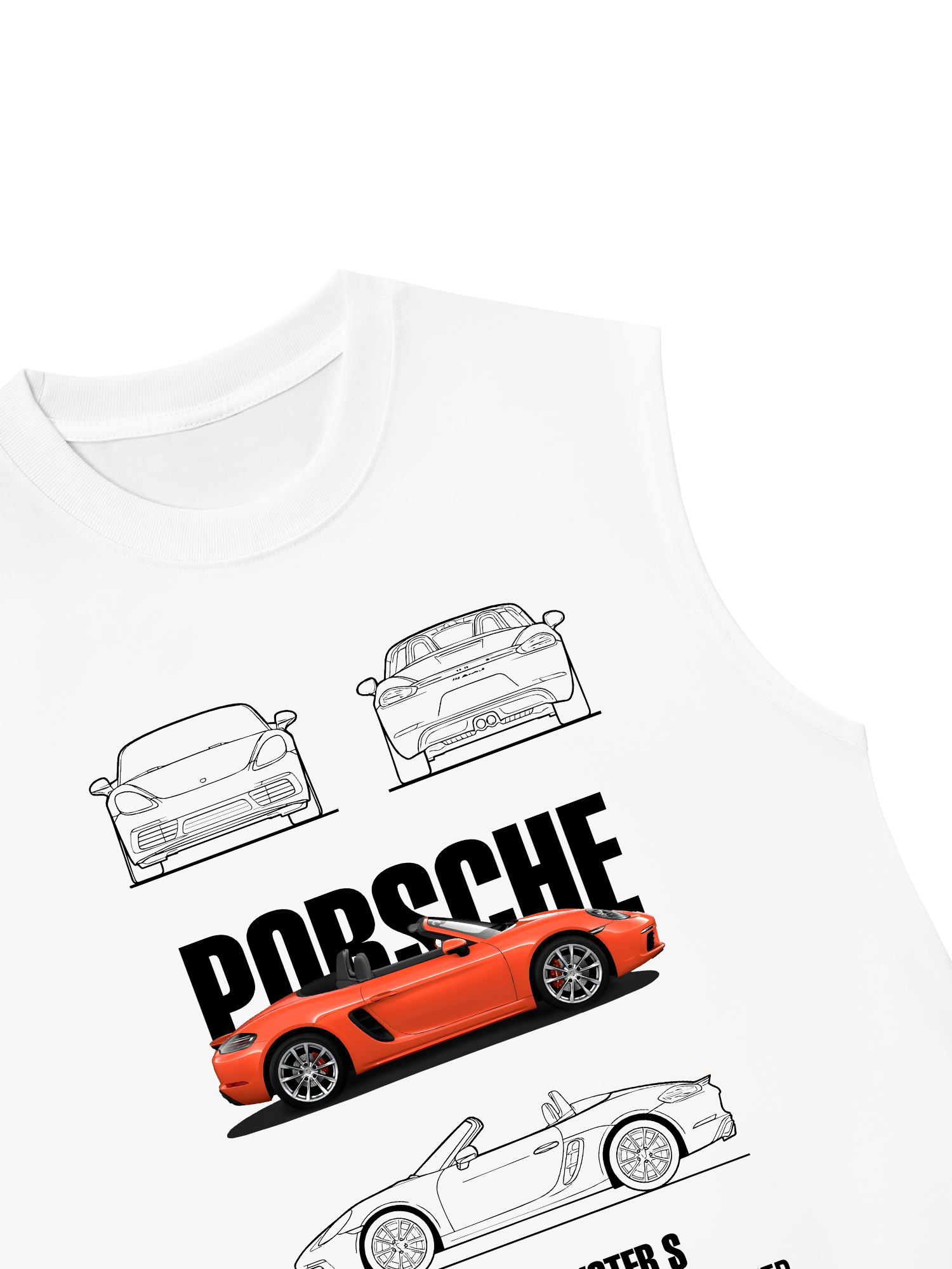 Áo Ba Lỗ Relaxed Fit Porsche 718 BOXSTER S