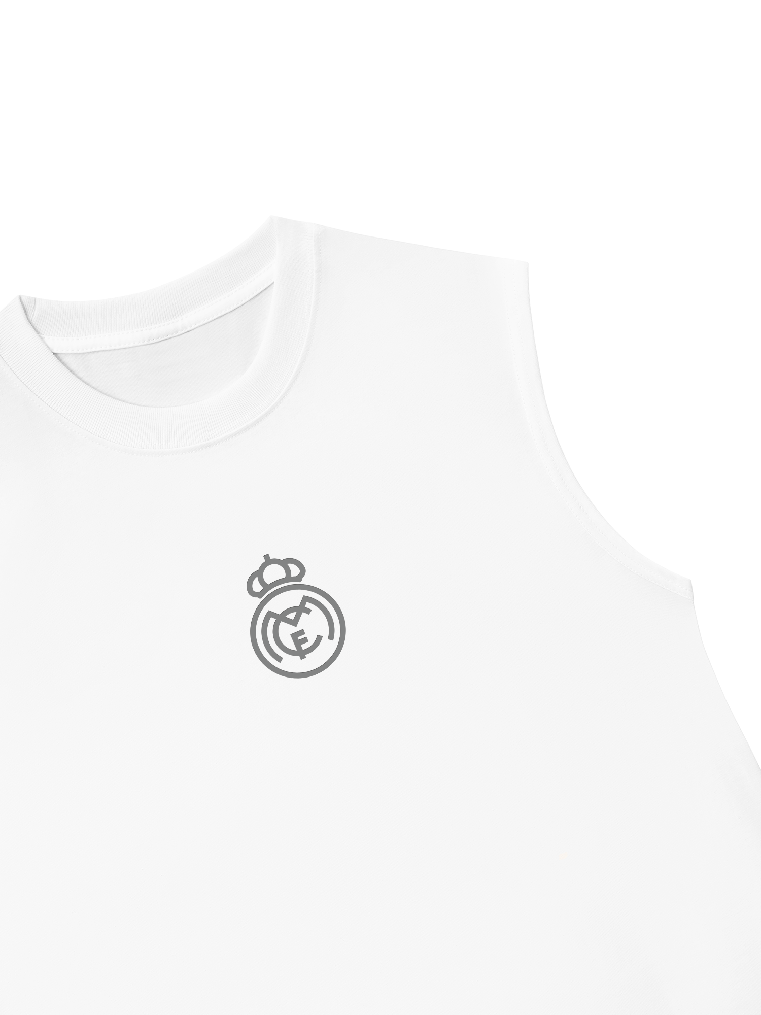 Áo Ba Lỗ Relaxed Fit Real Marid Marid Is White