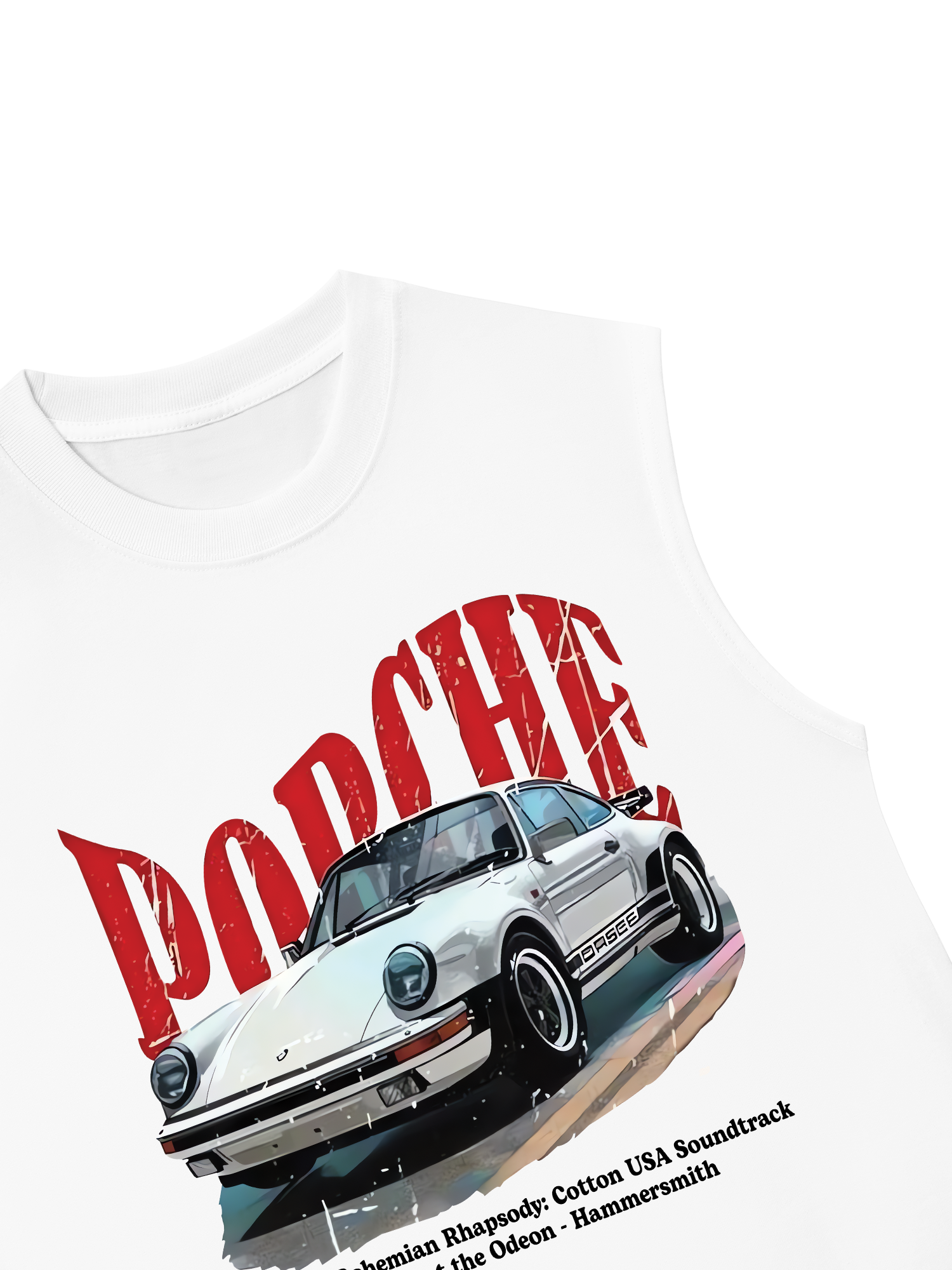 Áo Ba Lỗ Relaxed Fit Porsche Vintage Style