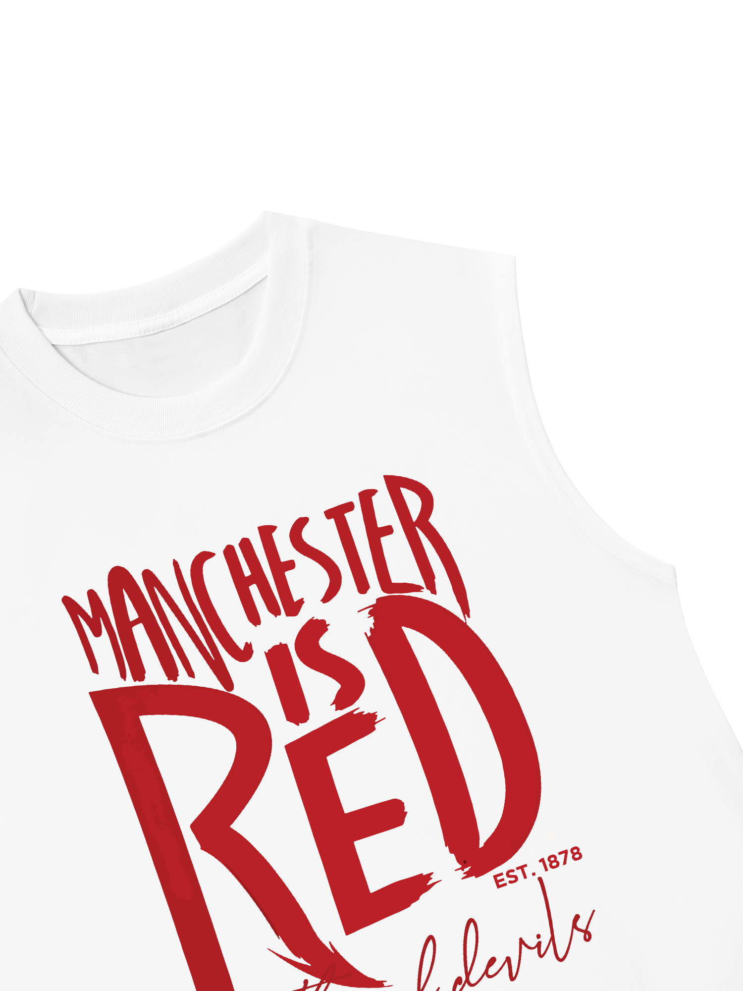 Áo Ba Lỗ Relaxed Fit Manchester is Red