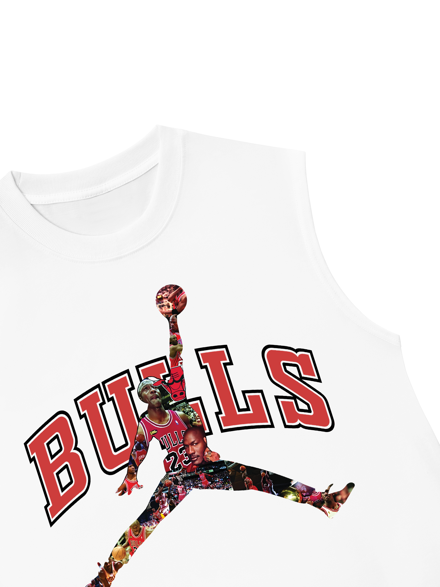 Áo Ba Lỗ Relaxed Fit Basketball Bull 23