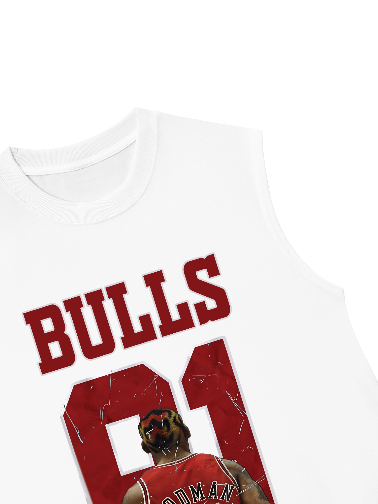 Áo Ba Lỗ Relaxed Fit Basketball BullRodman