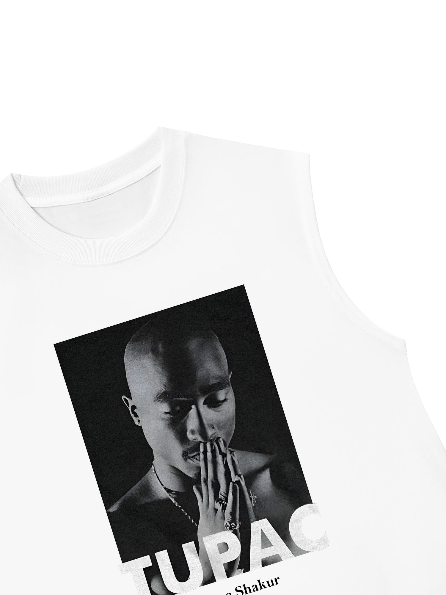 Áo Ba Lỗ Relaxed Fit Rapper Tupac Shakur