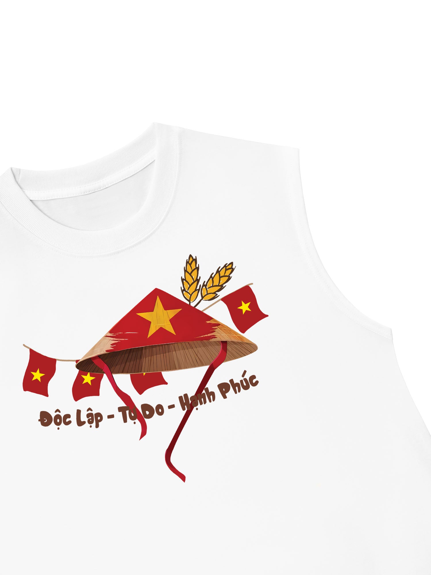 Áo Ba Lỗ Relaxed Fit Tuyên Ngôn Độc Lập