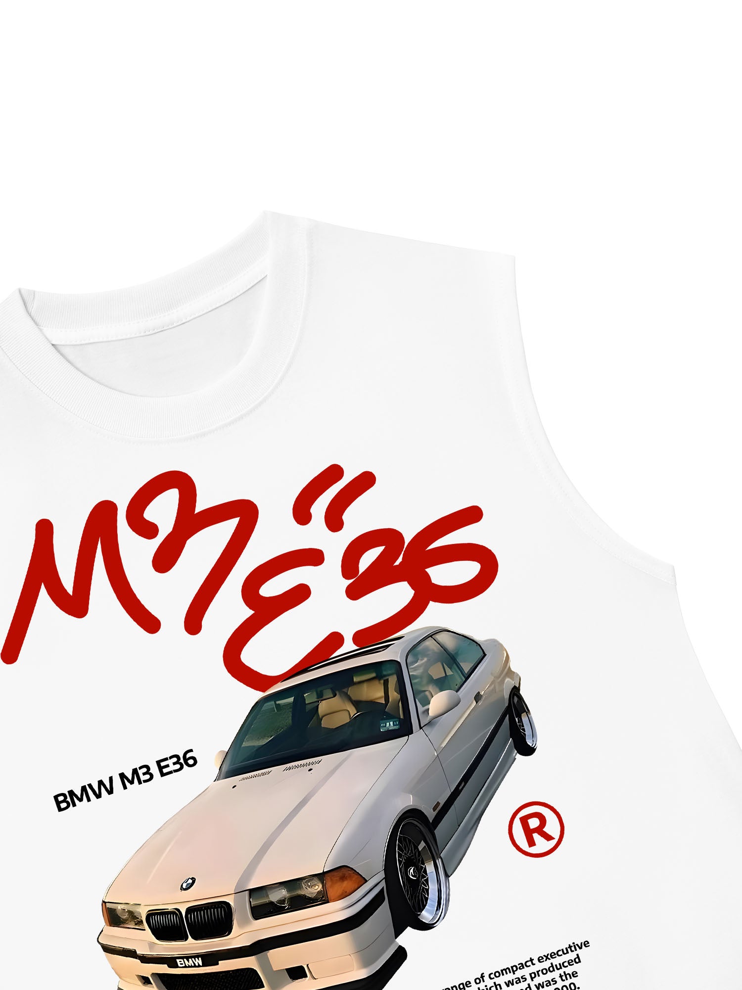 Áo Ba Lỗ Relaxed Fit BMW M3E36 Street Style