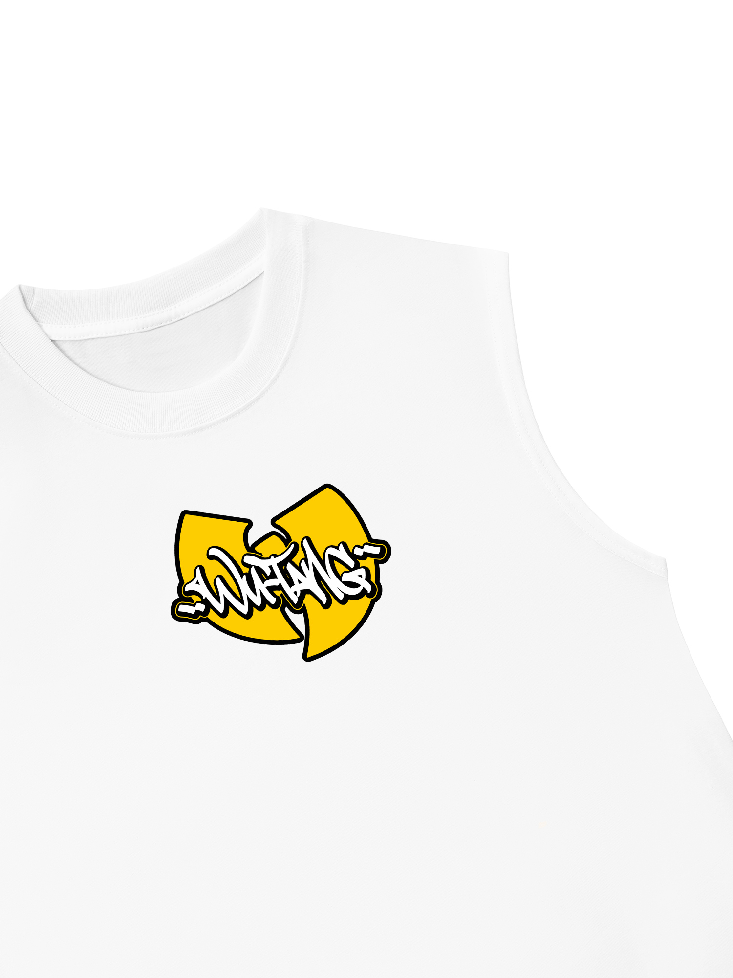 Áo Ba Lỗ Relaxed Fit Rapper Wu-Tang Clan Logo
