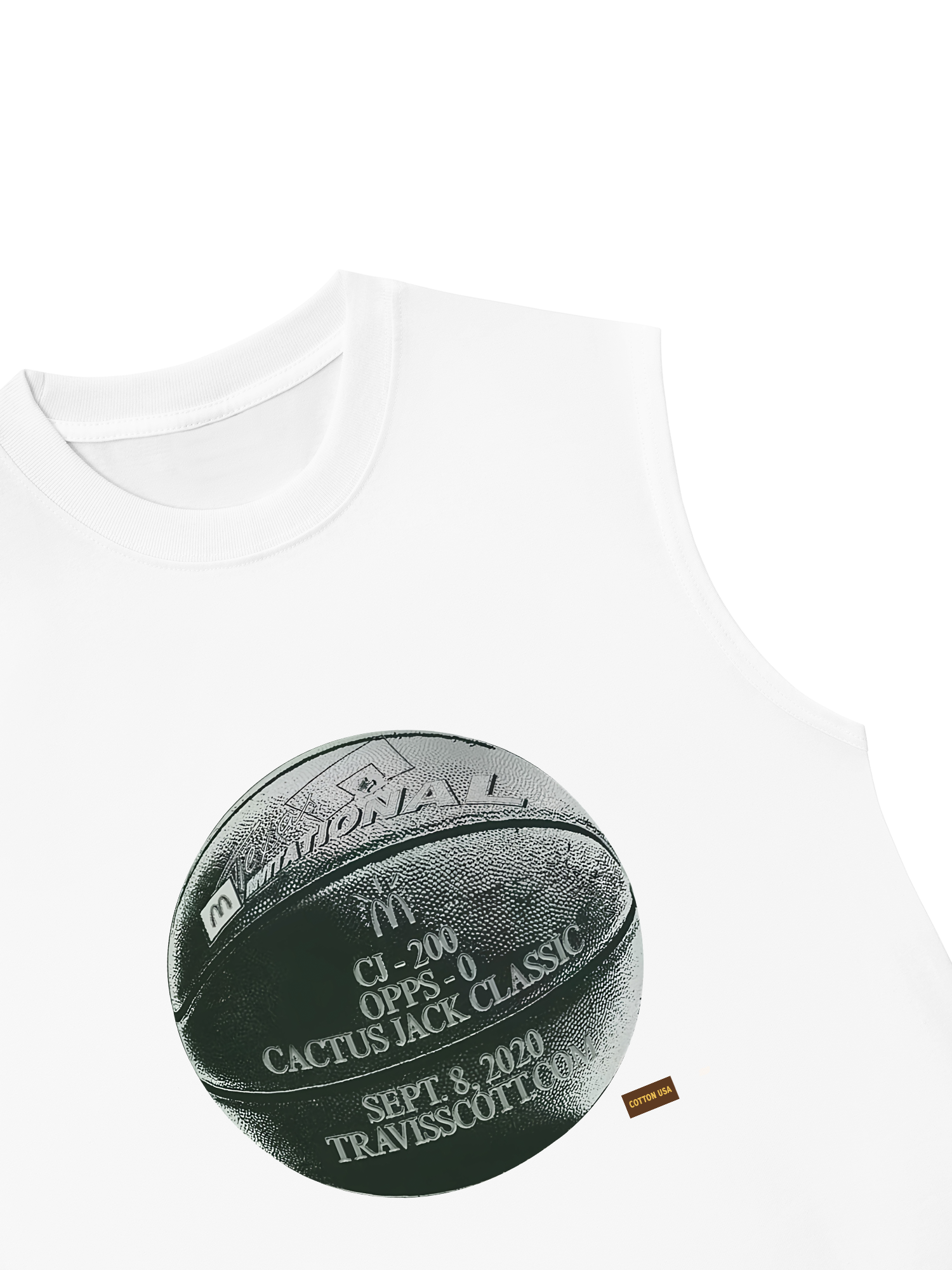 Áo Ba Lỗ Relaxed Fit Basketball Silver Ball