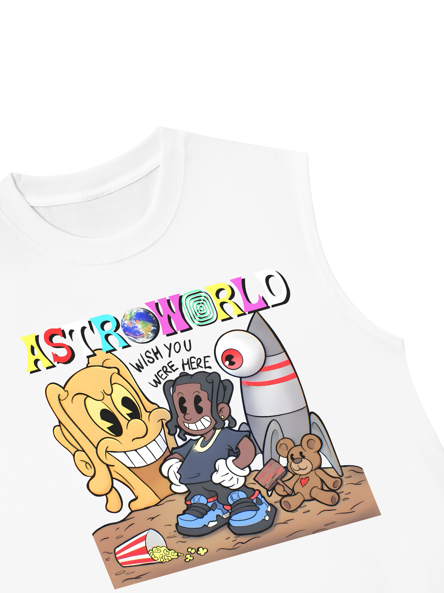 Áo Ba Lỗ Relaxed Fit Astroworld Travis