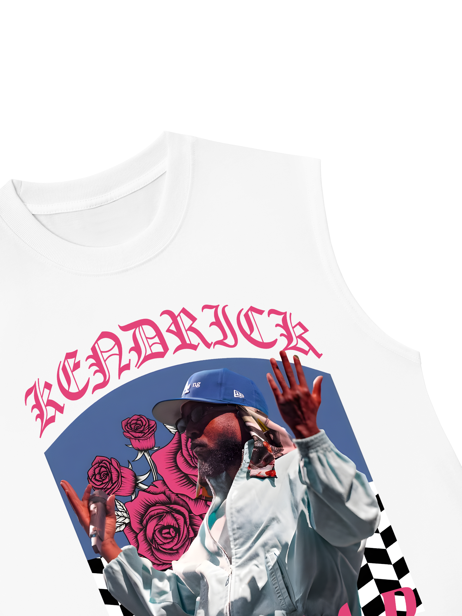 Áo Ba Lỗ Relaxed Fit Rapper Kendrick Lamar Roses