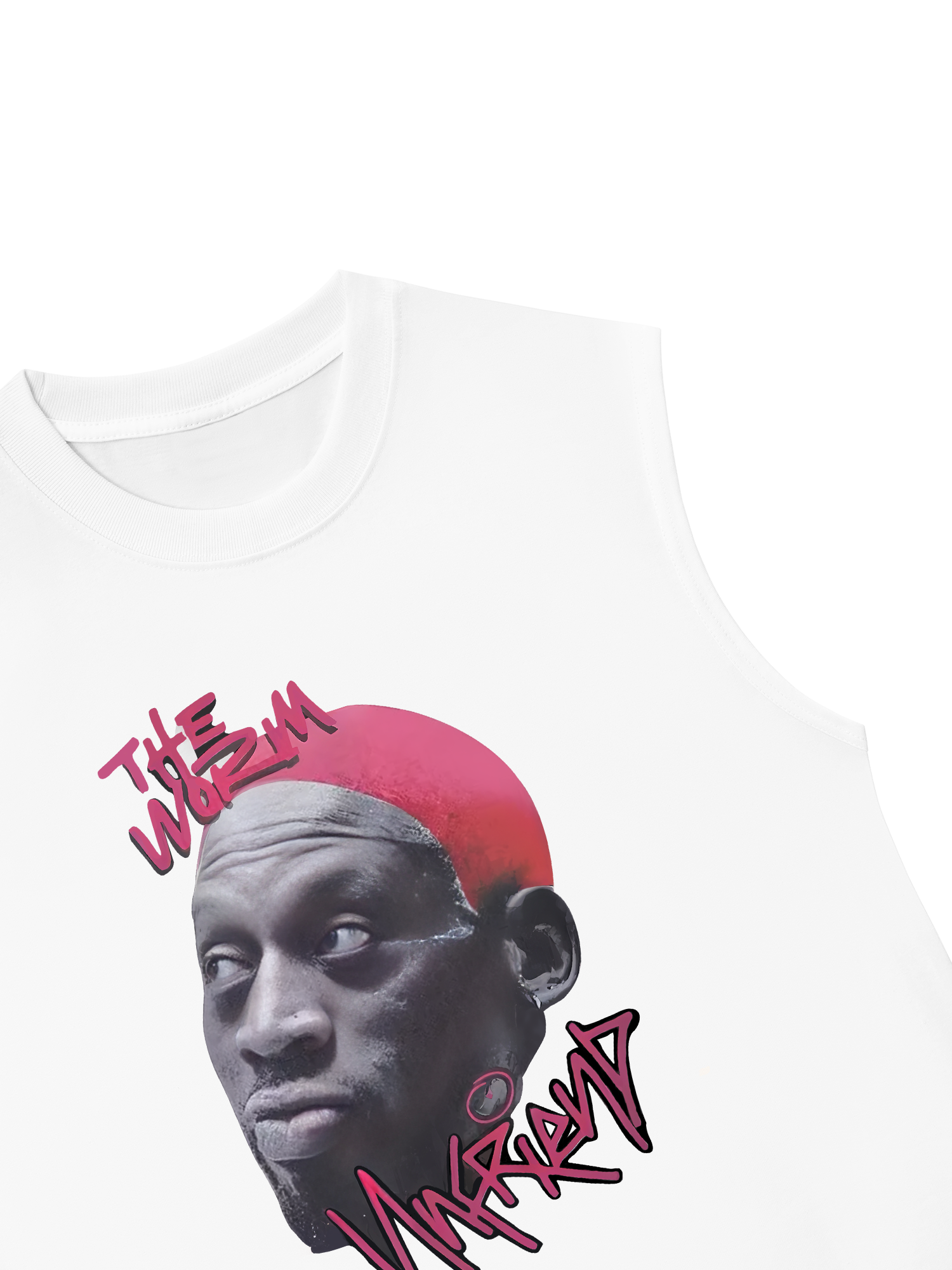Áo Ba Lỗ Relaxed Fit Hip Hop Streetwear Dennis Rodman Graphic