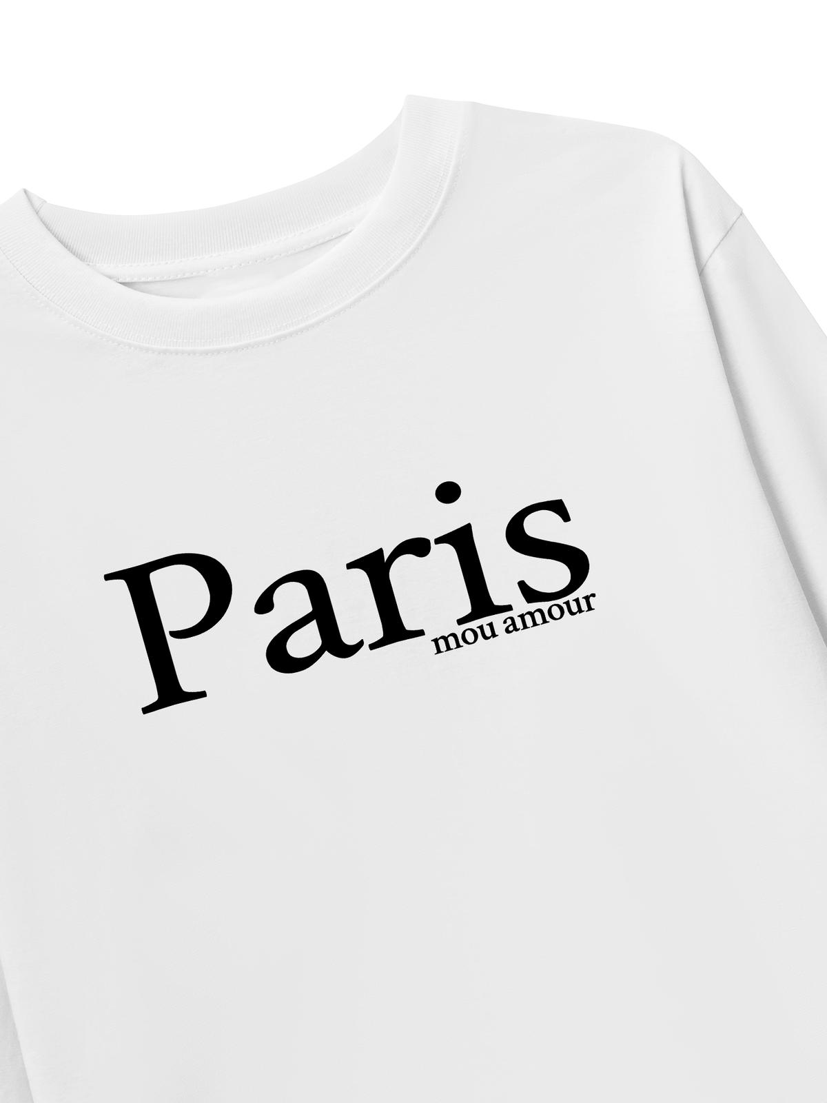 Áo Thun Dài Tay Paris Mou Amour