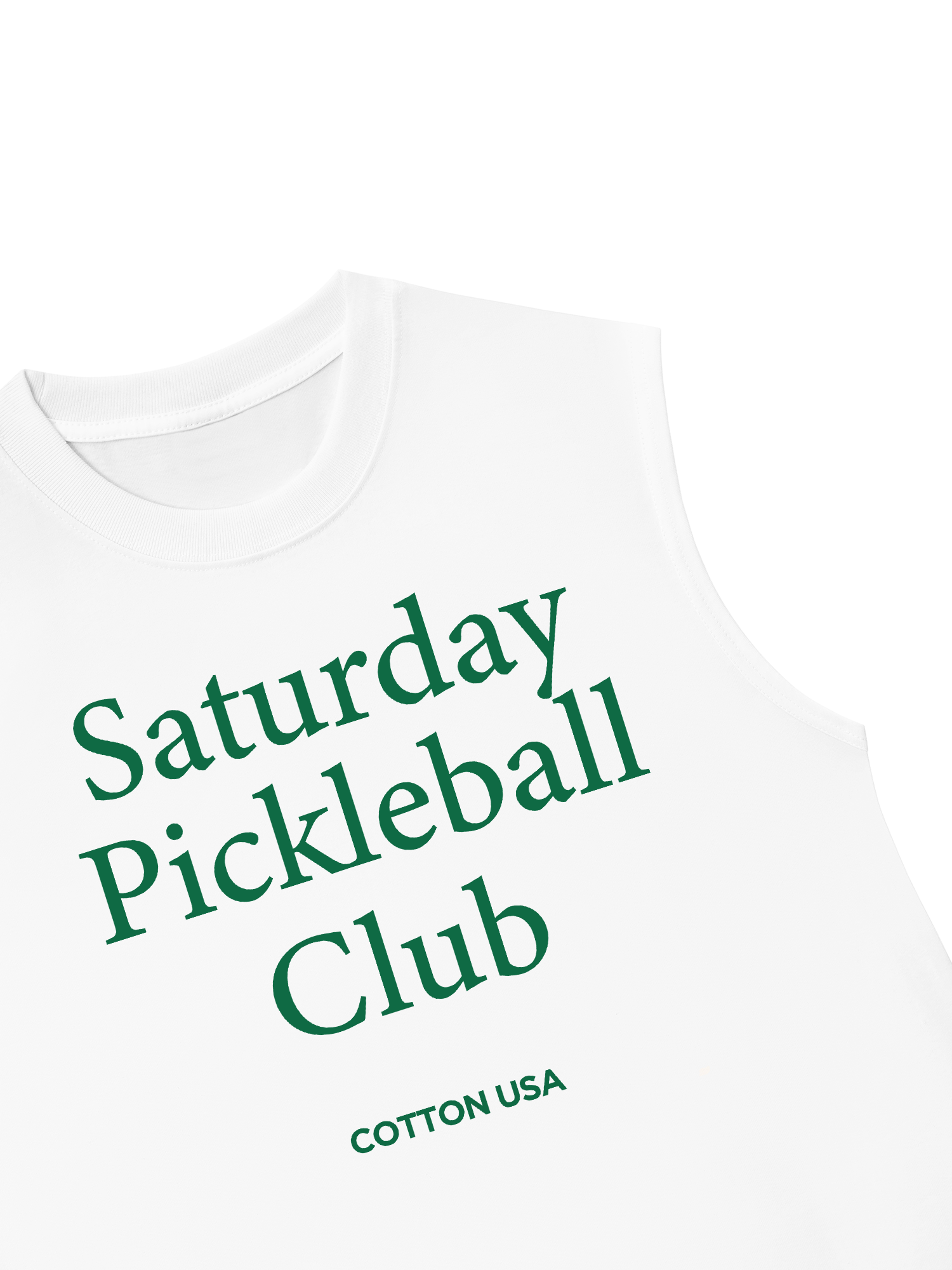 Áo Ba Lỗ Relaxed Fit Saturday Pickleball Club