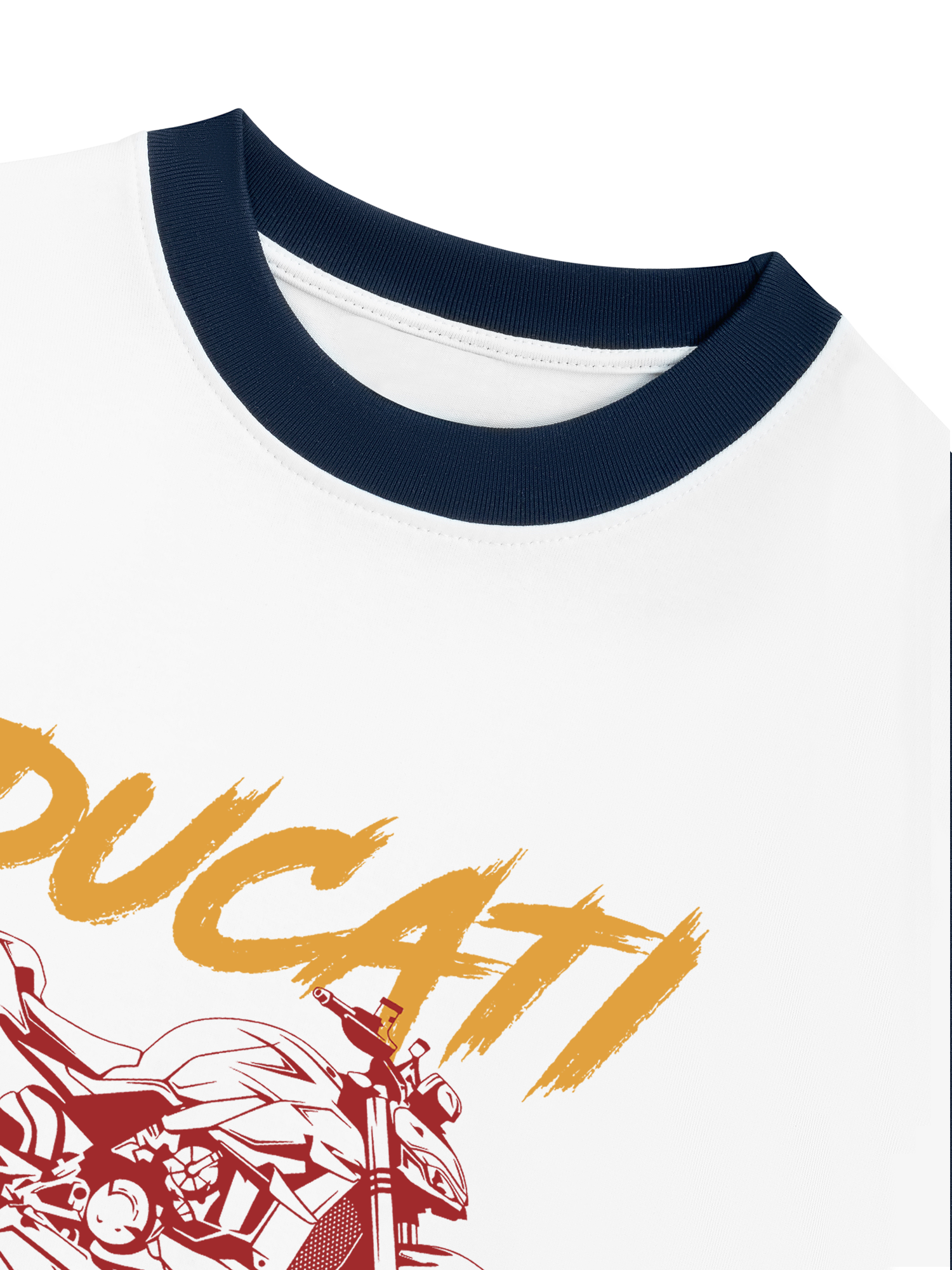Áo Thun Ringer Relaxed Fit Ducati Spirit