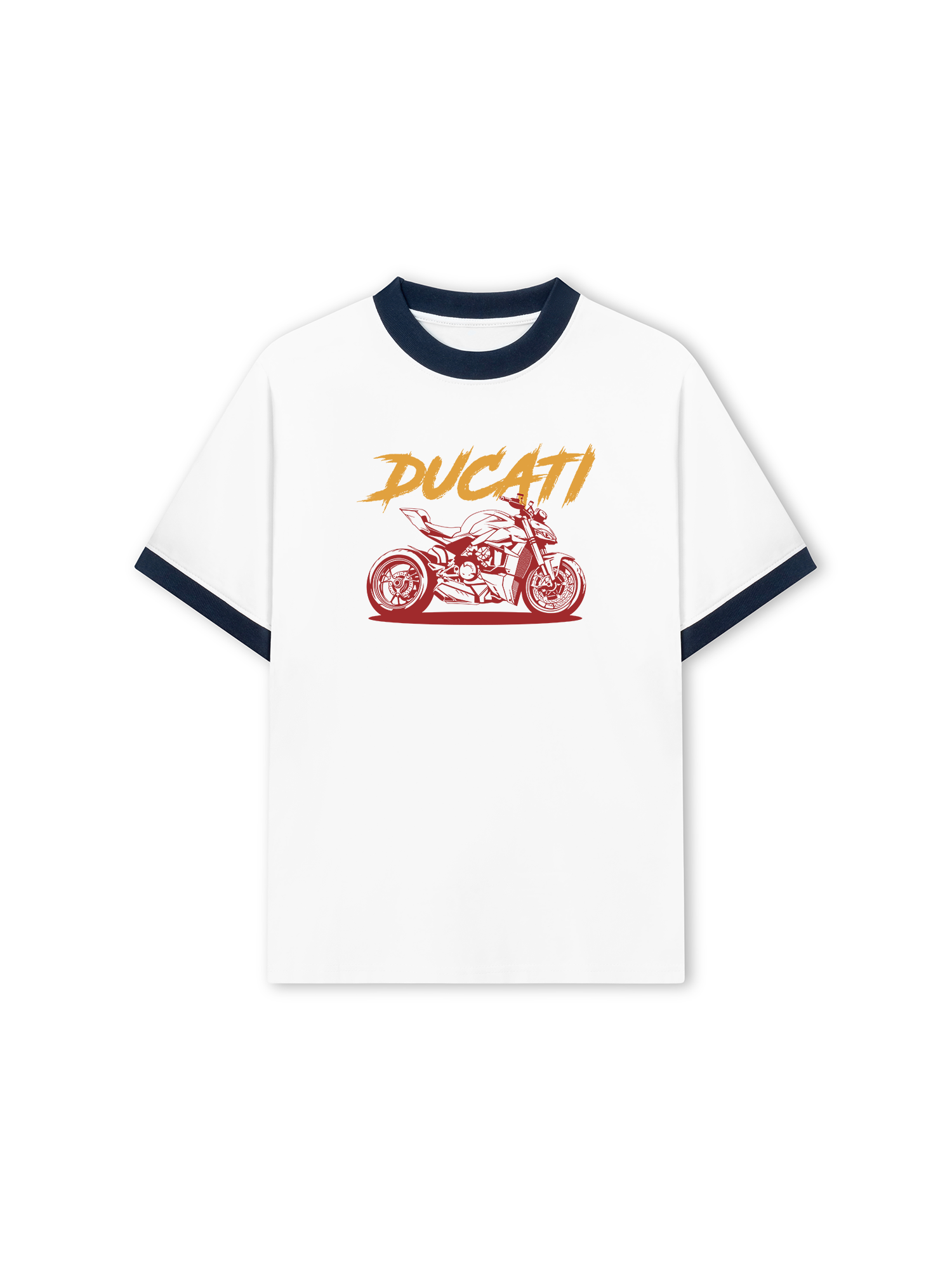 Áo Thun Ringer Relaxed Fit Ducati Spirit