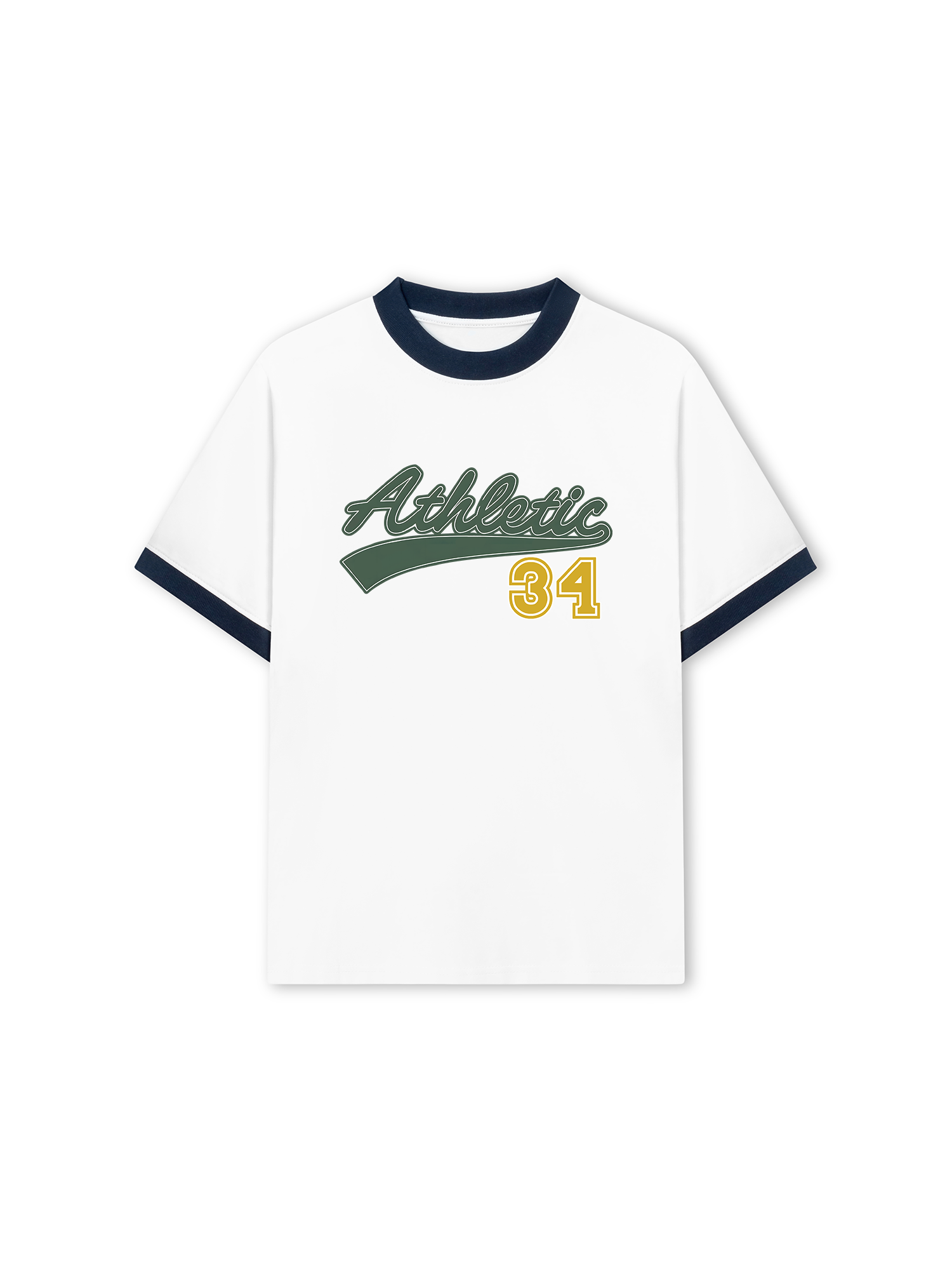 Áo Thun Ringer Relaxed Fit City Athletic