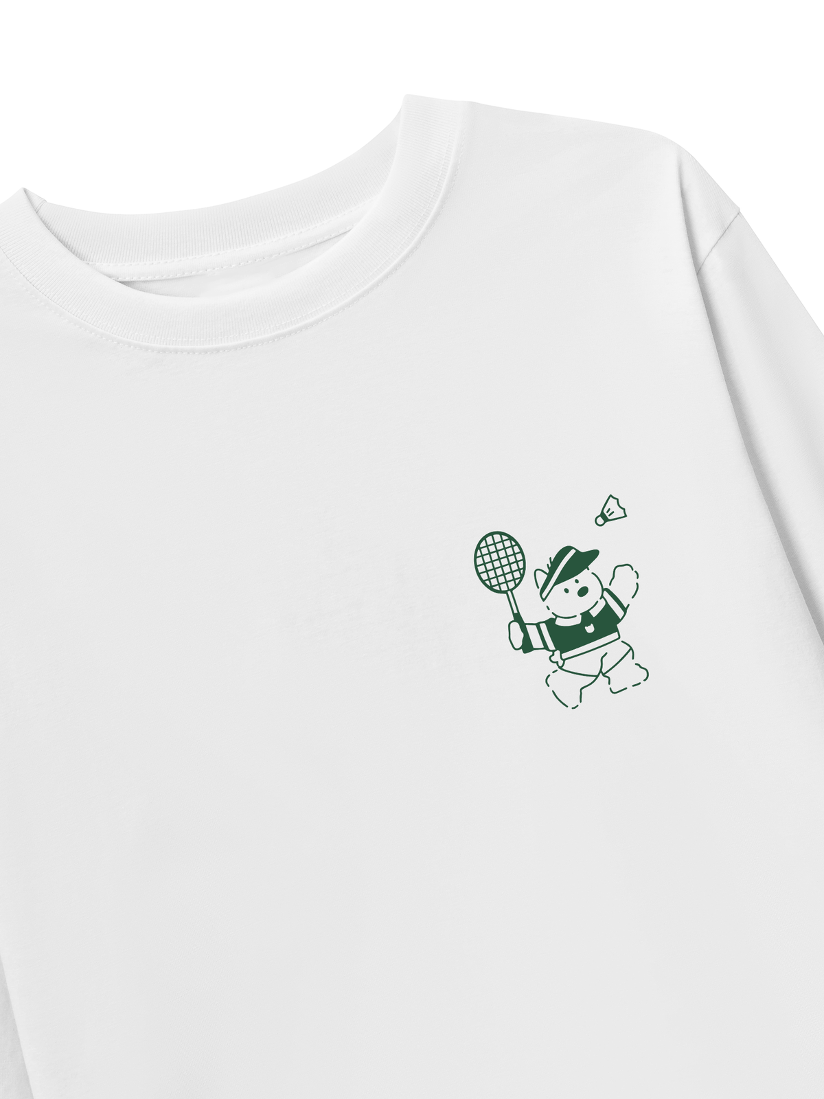 Áo Thun Dài Tay Badminton Club Green